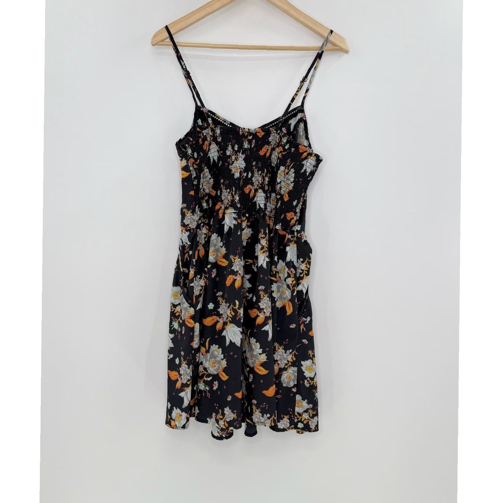 Vintage Xhilaration Floral Print Smocked Waist Spaghetti Strap Dress Womens XXL Size XXL / US 16-18 / IT 52-54 - 2 Thumbnail