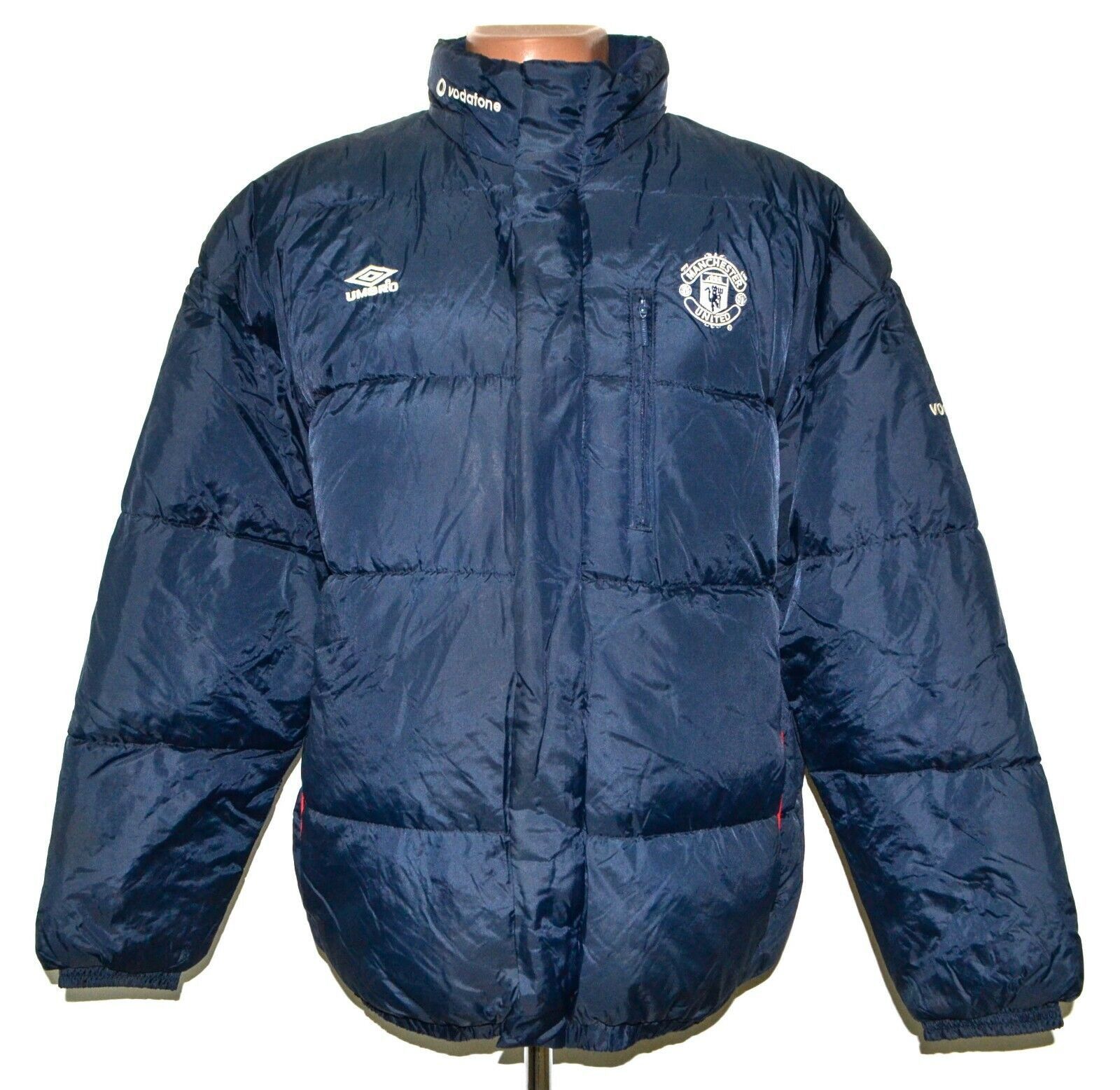 image of Manchester United 1999/2000 Jacket Umbro Size XL Adult in Blue, Men's