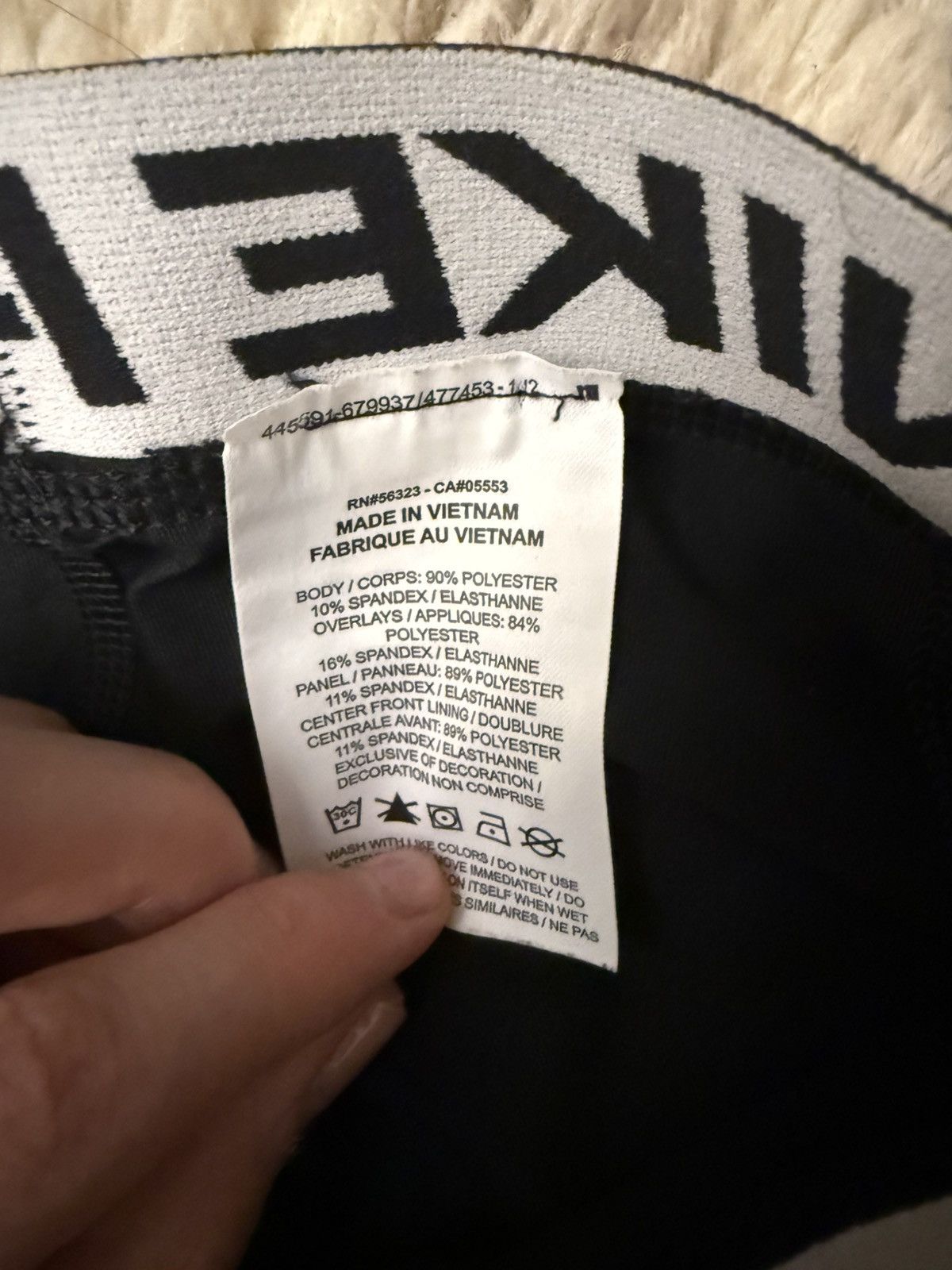Nike Black Nike Compression Leggings SIZE YOUTH LARGE Size US 26 / EU 42 - 3 Thumbnail
