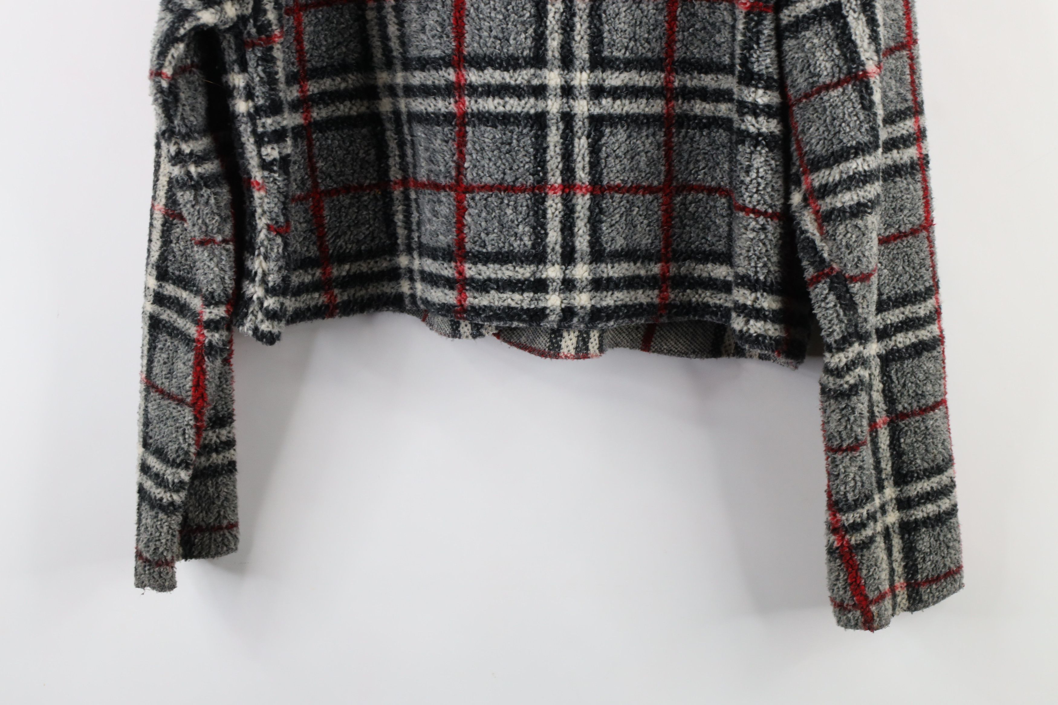 Vintage Vintage 90s Streetwear Deep Pile Fleece Cardigan Sweater USA Size ONE SIZE - 12 Thumbnail