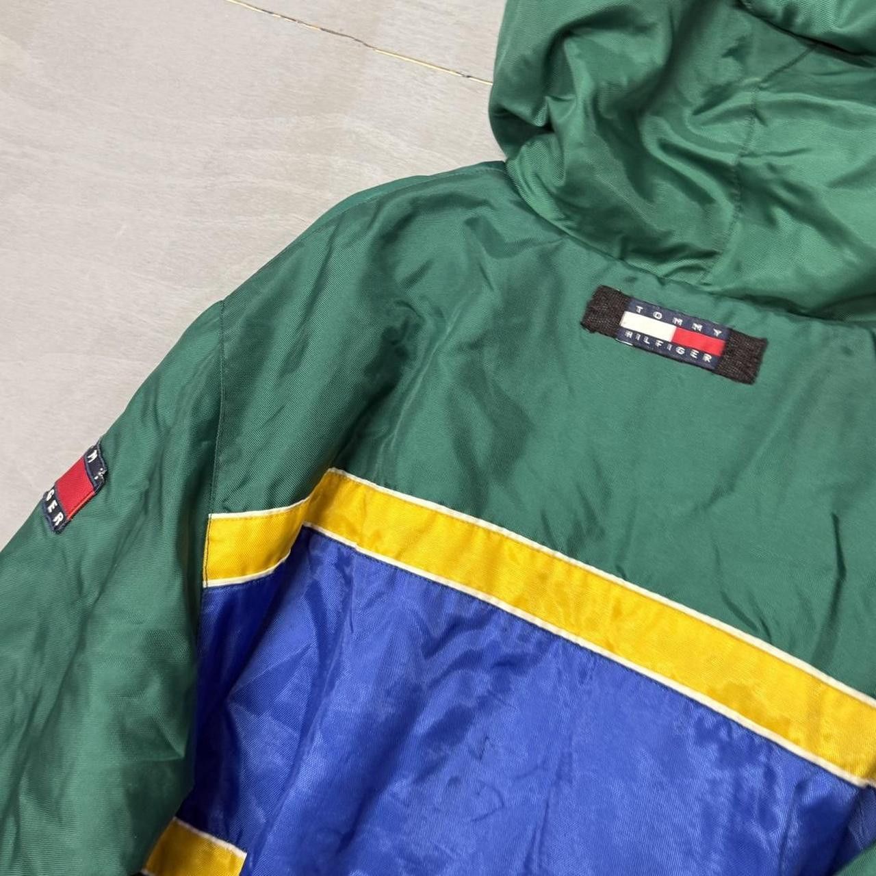 Tommy Hilfiger Tommy Hilfiger Green Y2K Sherpa Lined Zip Up Hood Jacket XL Size US XL / EU 56 / 4 - 8 Thumbnail