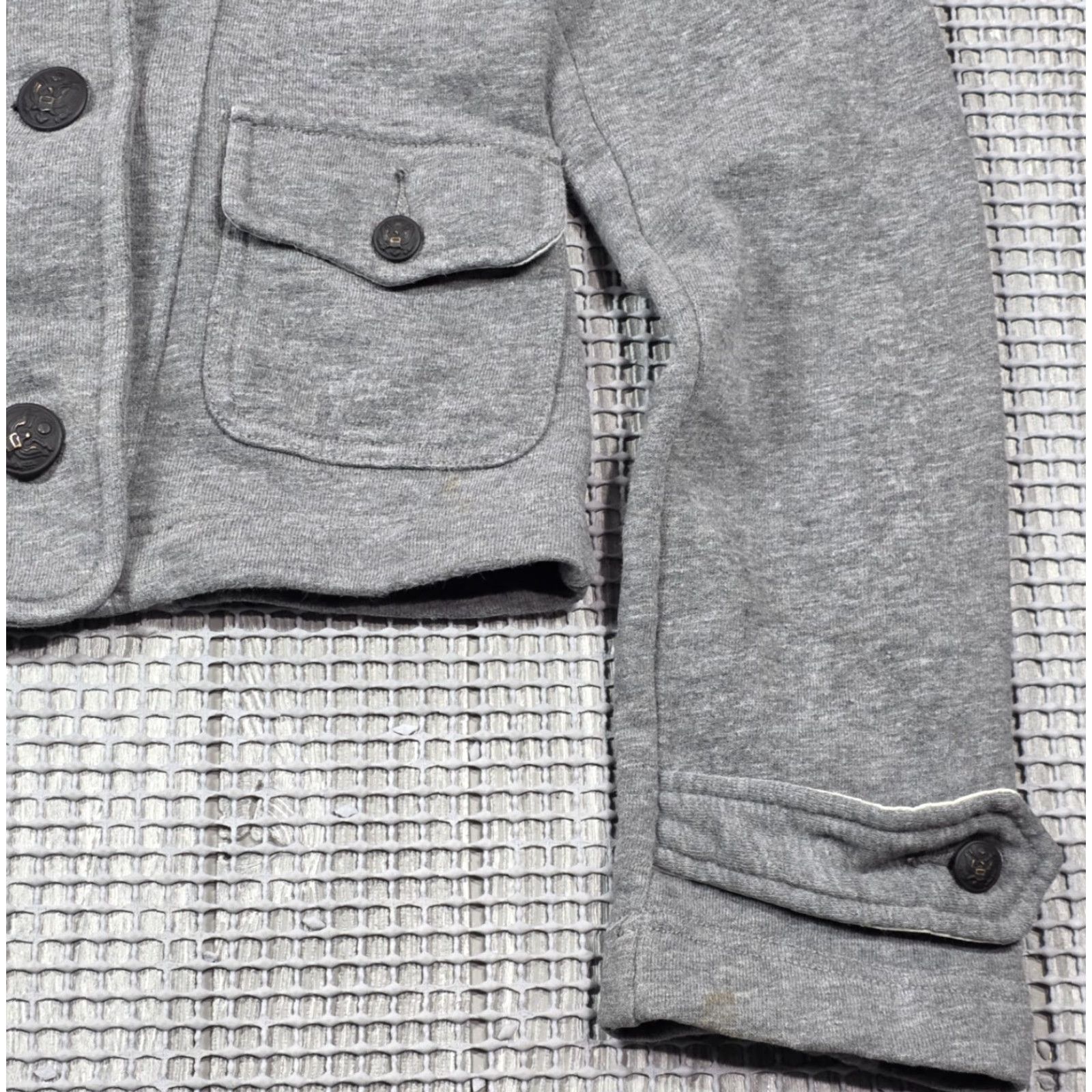 Ralph Lauren Polo Jeans Co Ralph Lauren Gray Double Breasted Pea Coat Womens Size S Jacket For Women Grey Short Coat City Designer Preppy Pockets Size 28" / US 6 / IT 42 - 5 Thumbnail