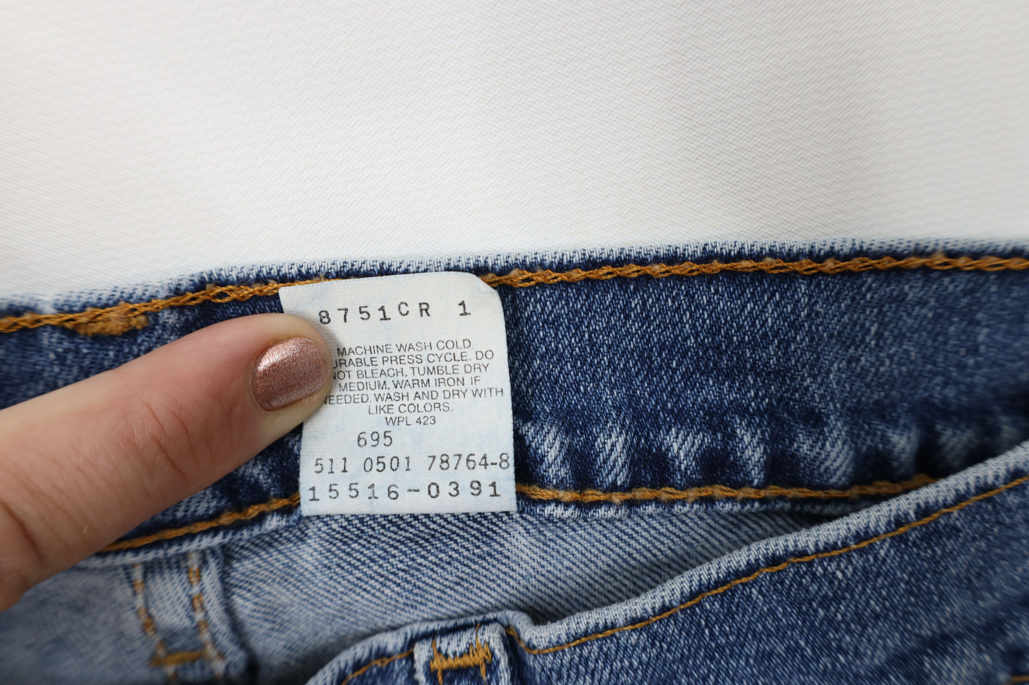 Levi's Vintage Y2K 2001 Levis 515 Lower Rise Boot Cut Jeans USA Size 28" / US 6 / IT 42 - 9 Thumbnail