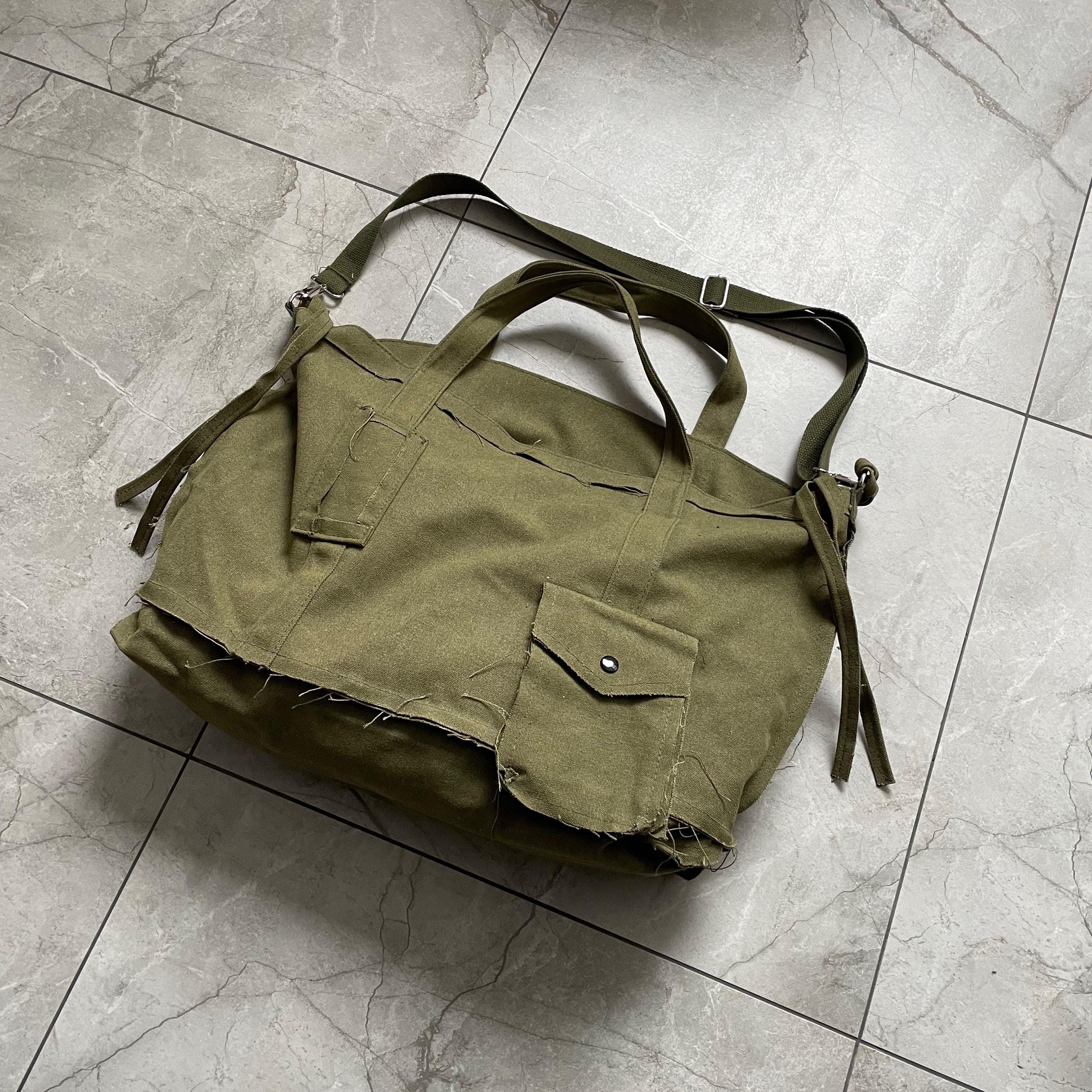 Other Large Canvas Messenger Bag y2k japanese style alt faded Size ONE SIZE - 5 Thumbnail
