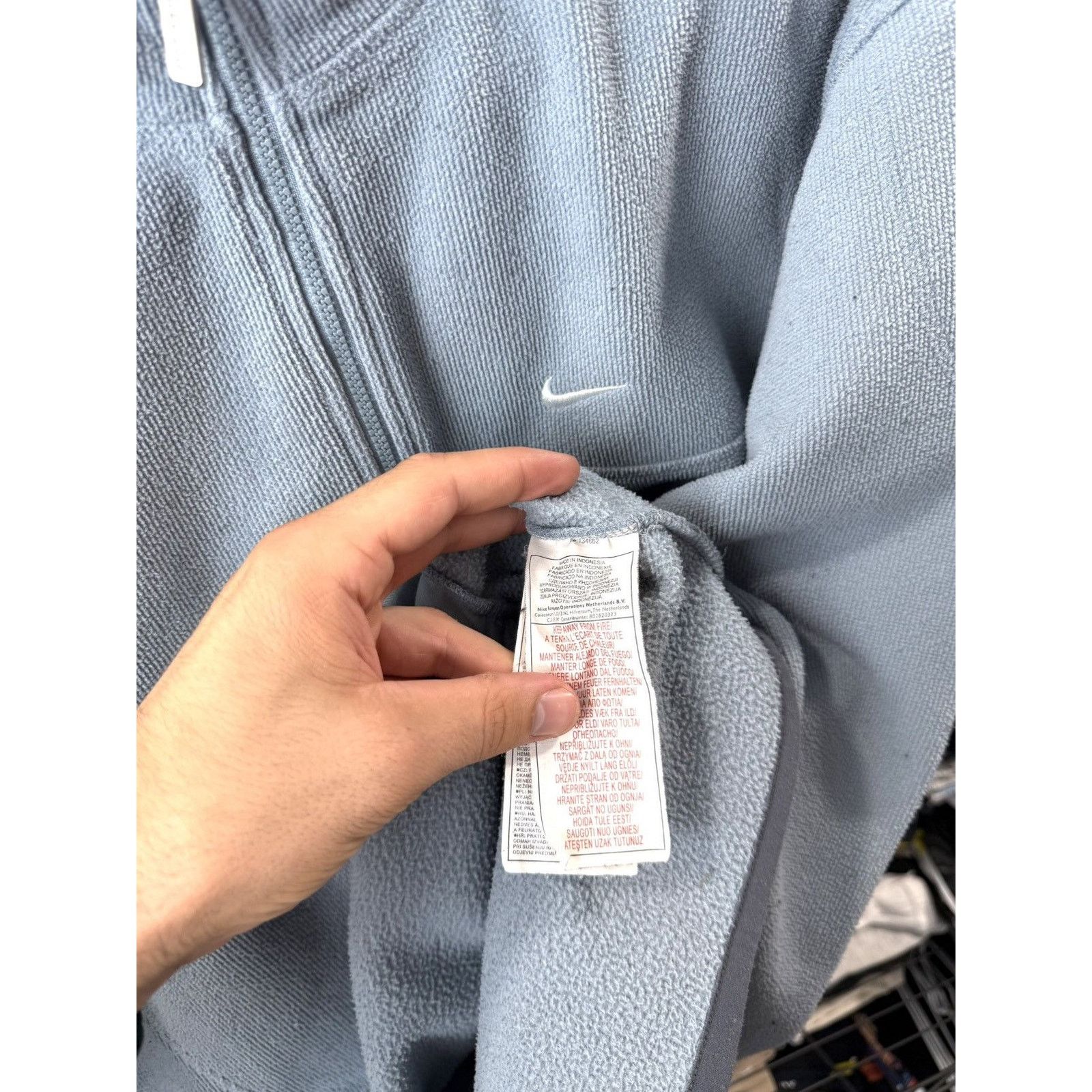 Nike Vintage 1990’s Nike Fleece Sweatshirt Y2K Hype Size US M / EU 48-50 / 2 - 8 Thumbnail
