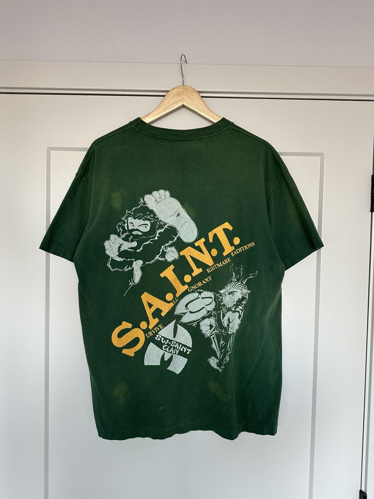 Vintage Saint Michael Sean Wotherspoon Wu-Tang Tee Size US L / EU 52-54 / 3 - 2 Thumbnail