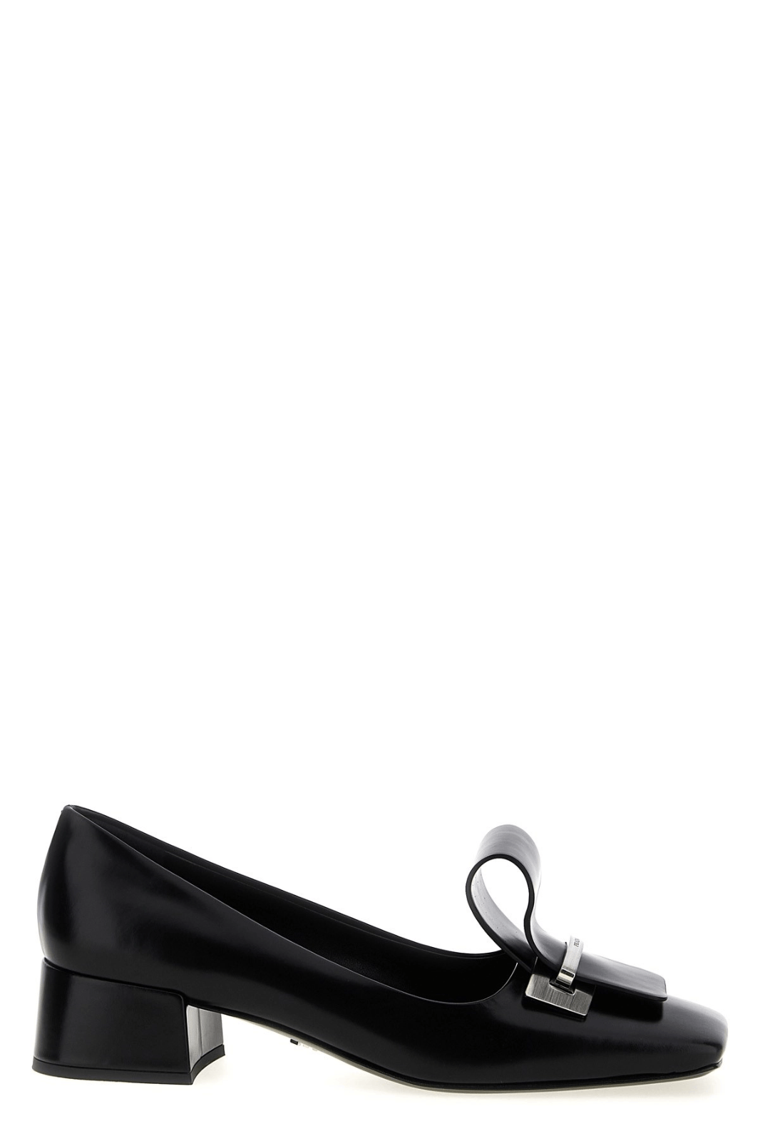 Prada PRADA Black Leather Pumps New And Authentic Size US 7.5 / IT 37.5 - 6 Thumbnail