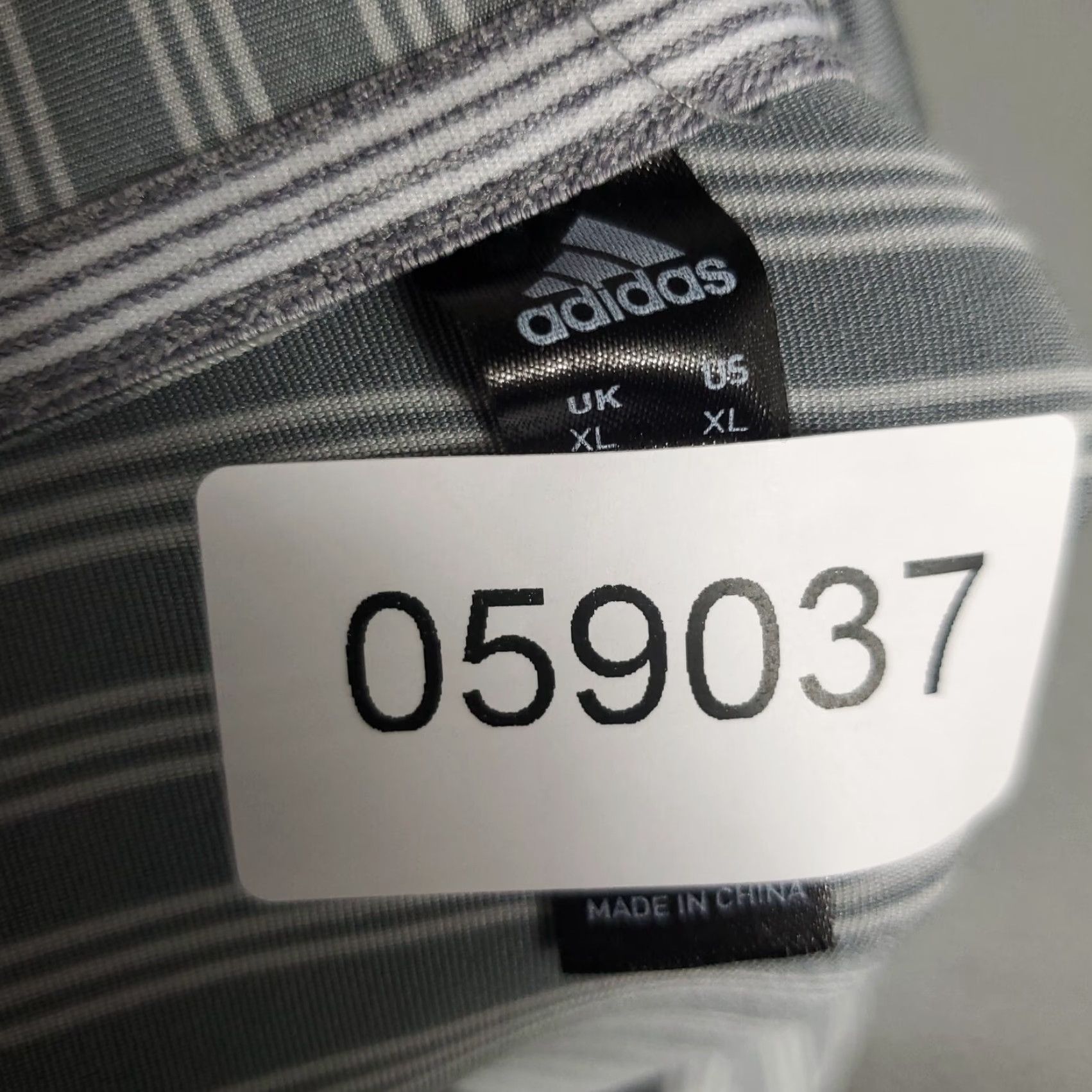 Adidas Adidas Polo Shirt Mens XL Gray Striped Polo Shirt Casual Golf Short Sleeve - Adidas Golf Casual Men’s XL Gray Stripe Polo Size US XL / EU 56 / 4 - 7 Thumbnail