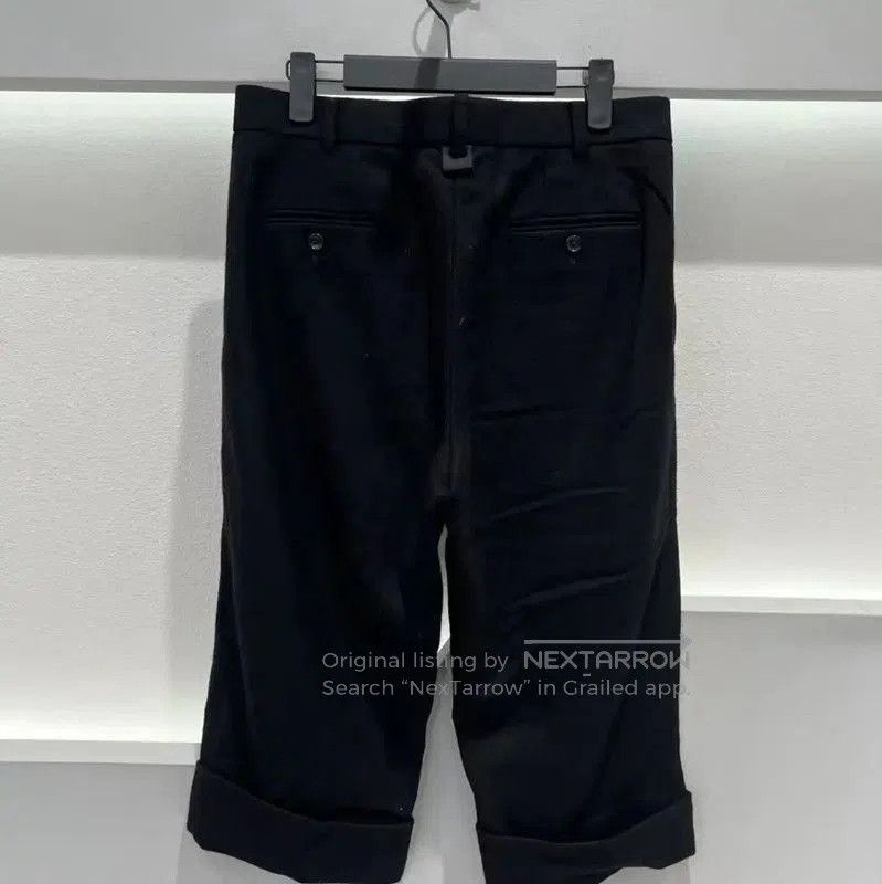 Thom Browne Thom Browne Black Wool Casual Pants for Men . Size US 32 / EU 48 - 2 Thumbnail