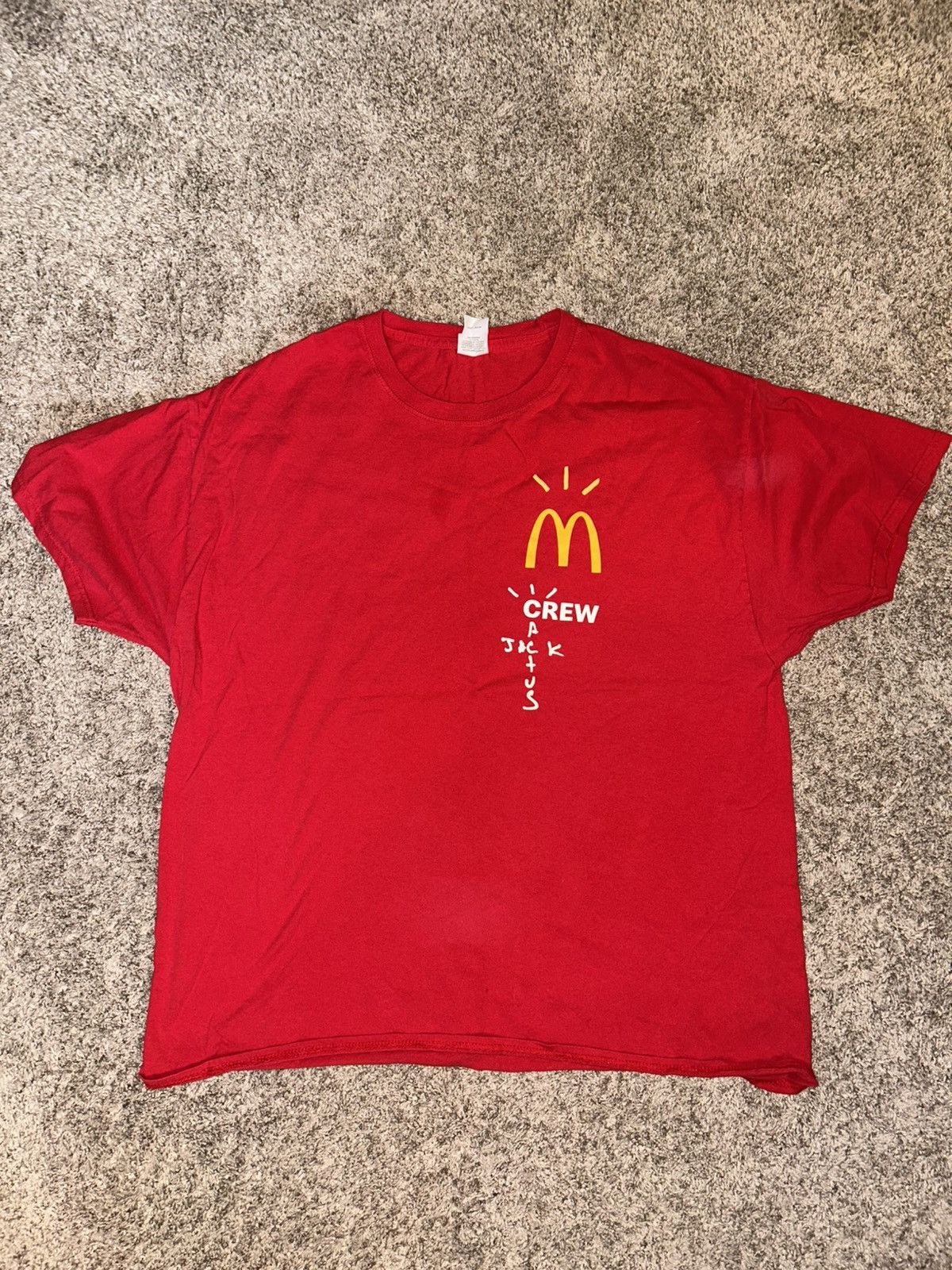 Travis Scott Travis Scott x McDonalds Tee Size US XL / EU 56 / 4 - 1 Thumbnail