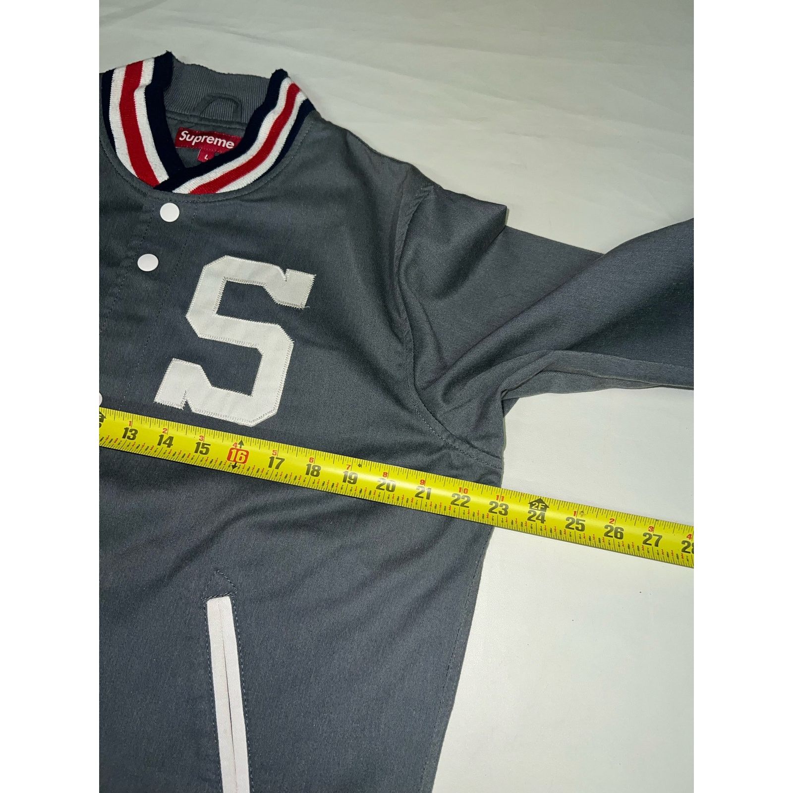 Supreme Supreme 2009 Aces Baseball Varsity Jacket Size US L / EU 52-54 / 3 - 5 Thumbnail