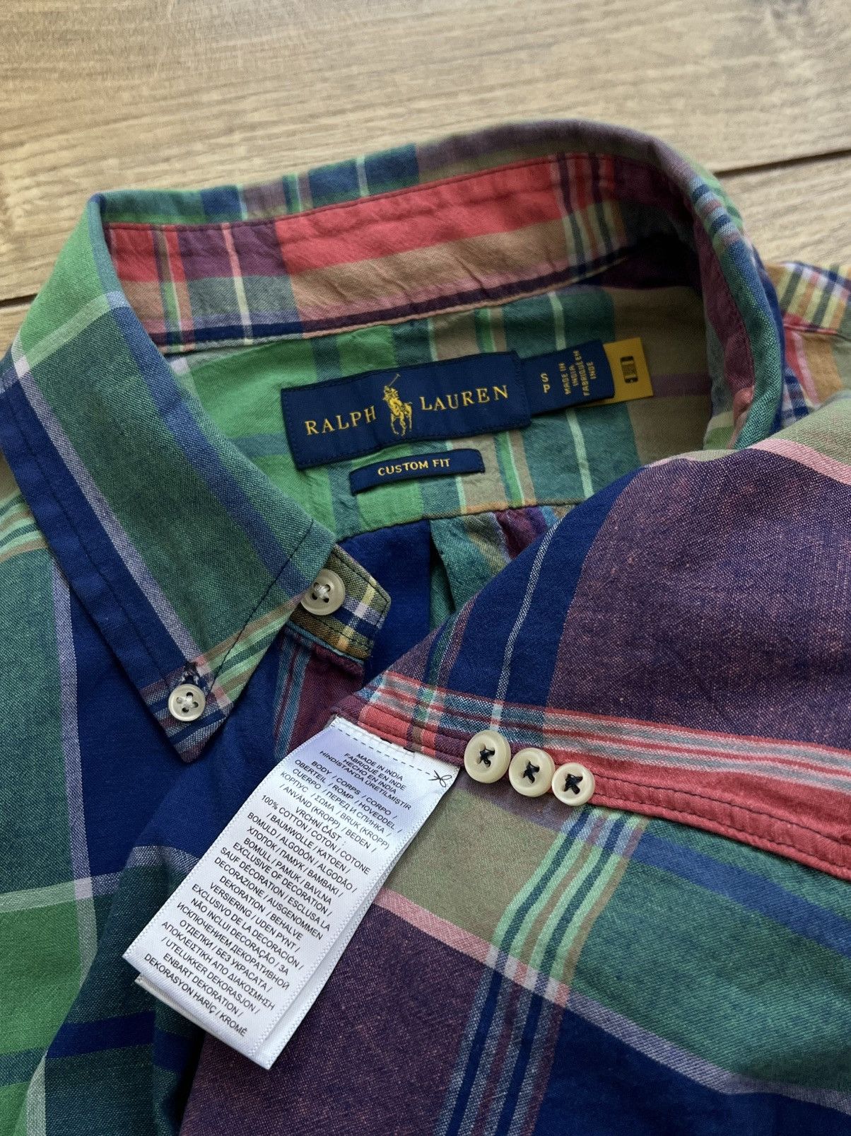 Polo Ralph Lauren Ralph Lauren Madras Check Shirt Men’s Multicolor Plaid Size US S / EU 44-46 / 1 - 7 Thumbnail