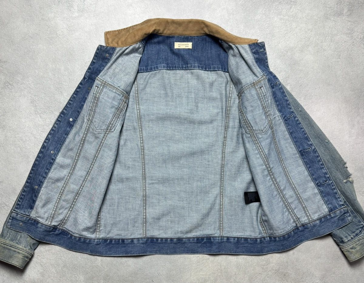 Allsaints Allsaints Distressed Denim Button Jacket Size US M / EU 48-50 / 2 - 14 Thumbnail
