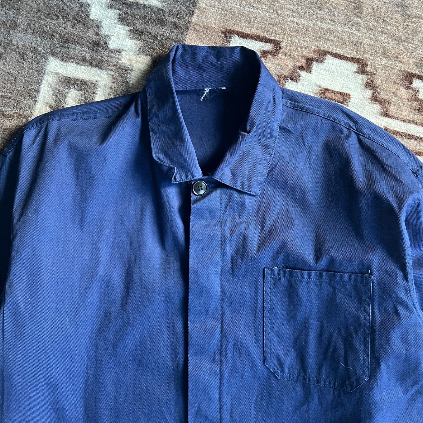 Vintage Vintage French German Workwear Utility Chore Jacket 0001BC Size US XL / EU 56 / 4 - 4 Thumbnail