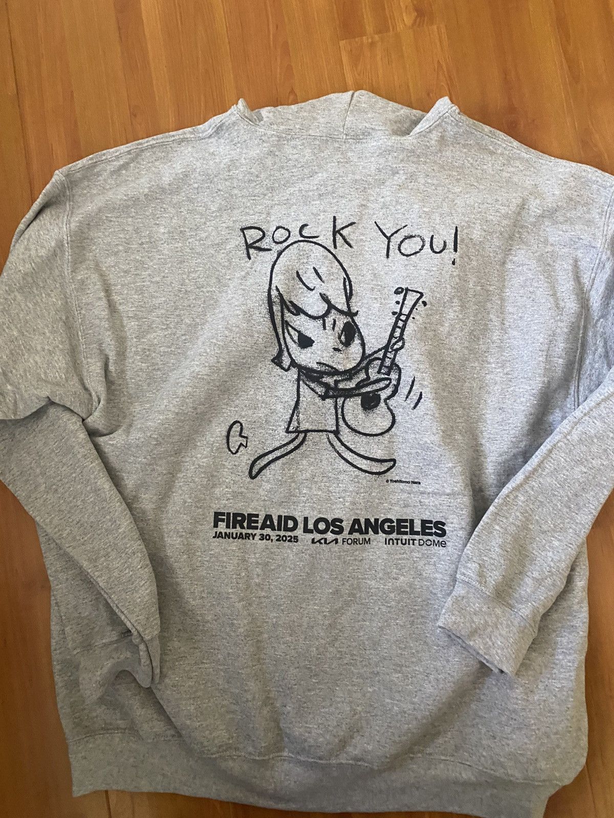 Other Yoshitomo Nara LA Fire Aid Tee Size US XL / EU 56 / 4 - 5 Thumbnail