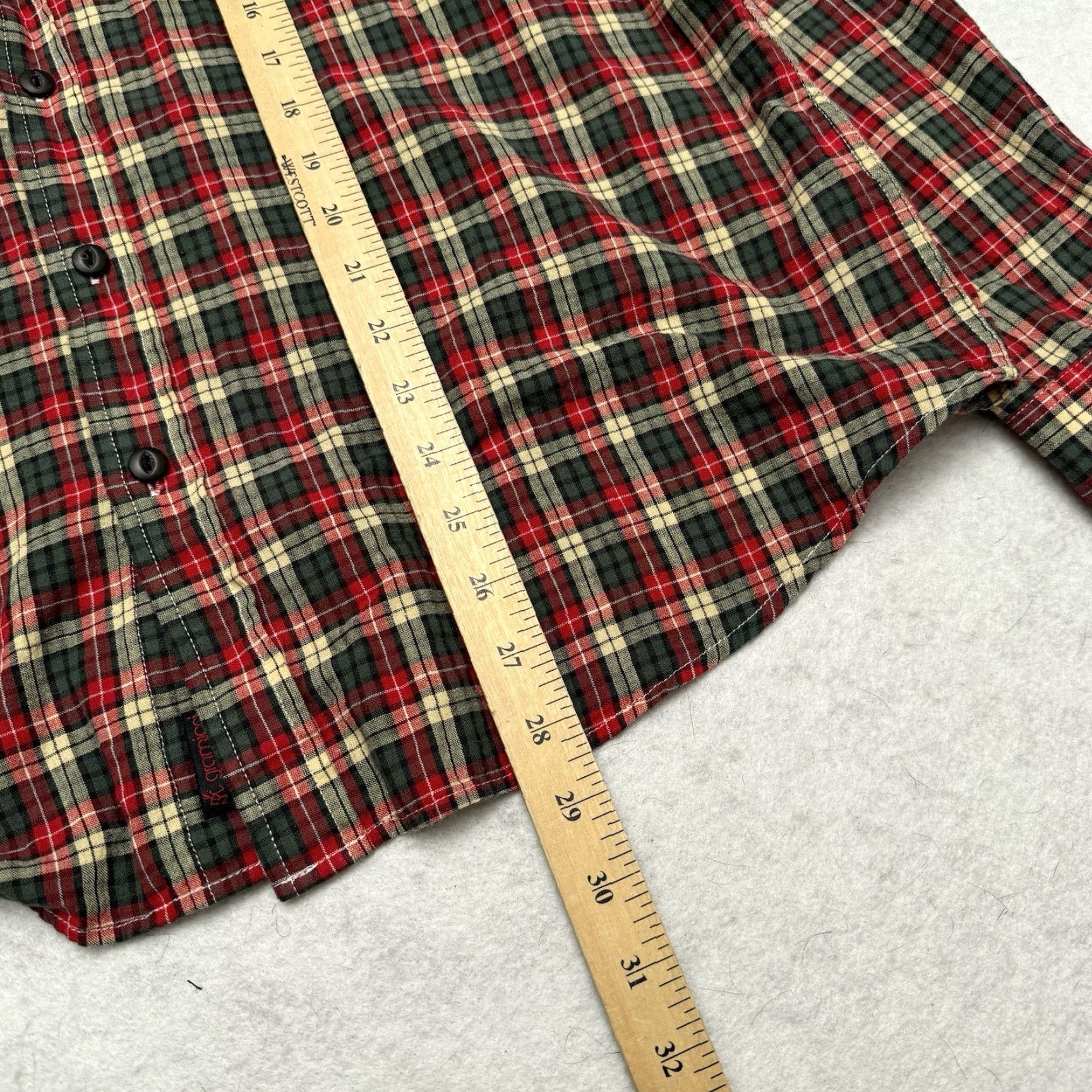 Joe Browns Gramicci Men's Button-Up Plaid Long Sleeve Lightweight Flannel Green L Size US L / EU 52-54 / 3 - 4 Thumbnail