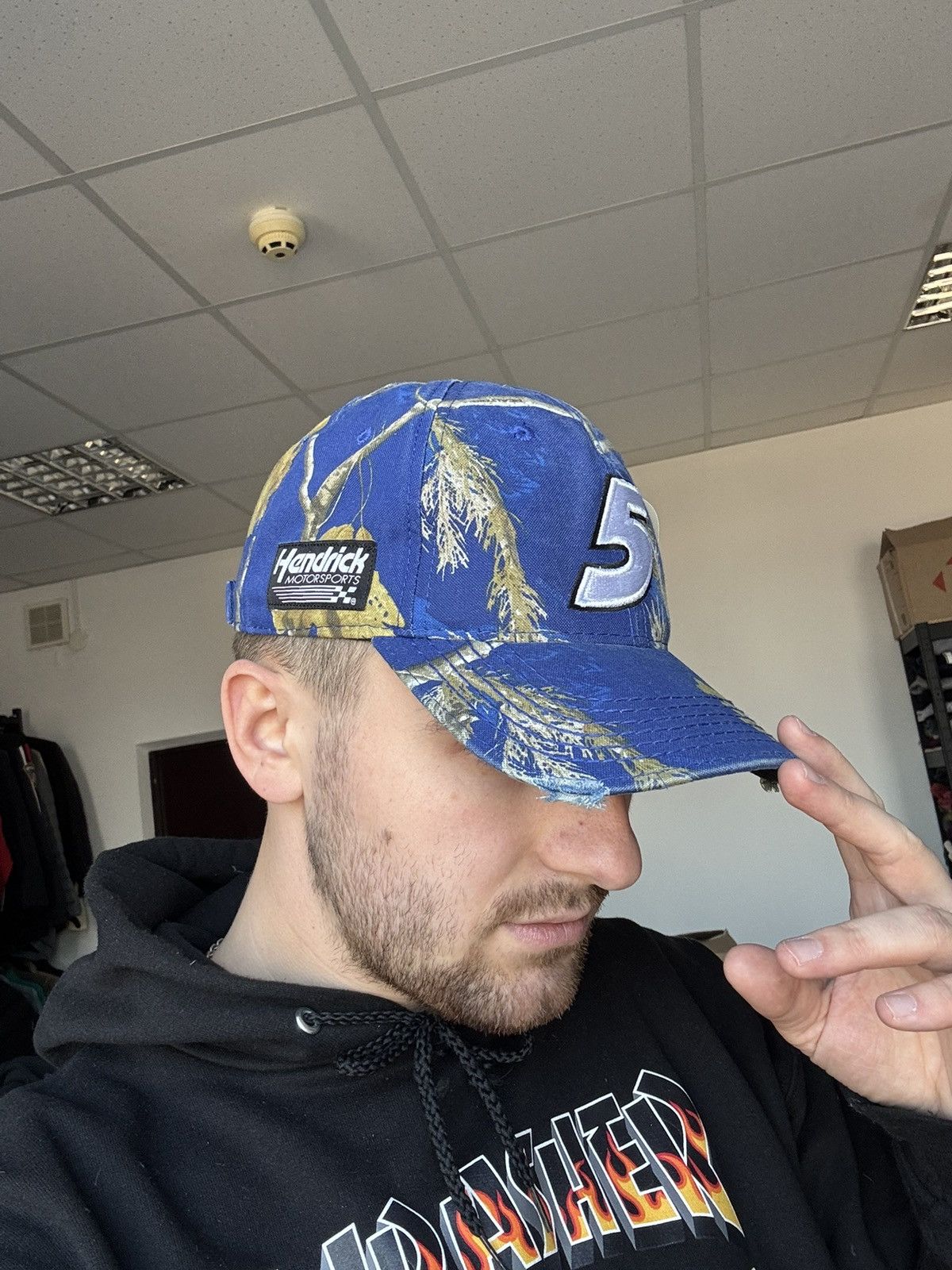 Vintage Rare Real Tree blue cap hype racing hat Size ONE SIZE - 2 Thumbnail