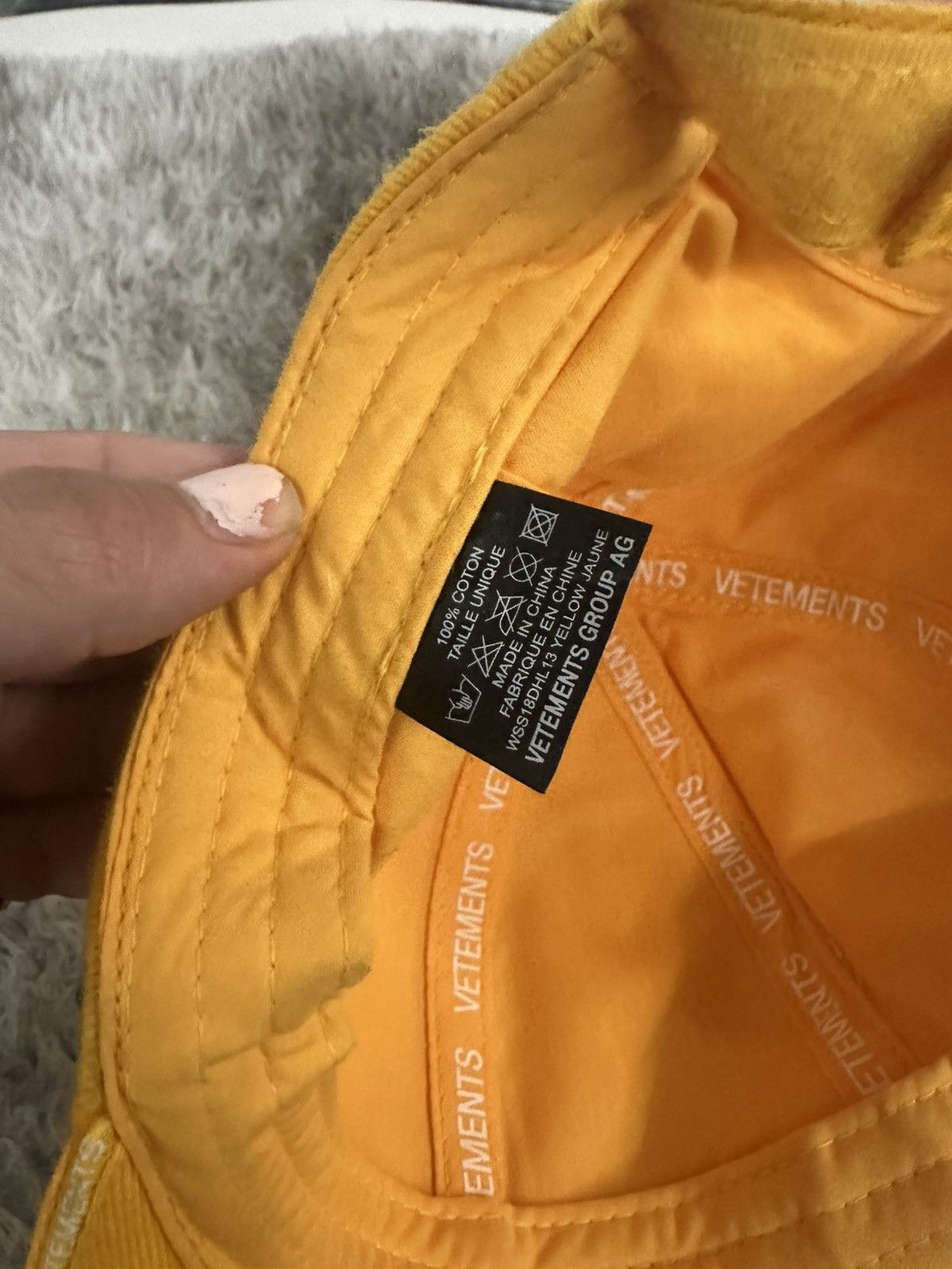 Vetements Vetements DHL Cap Size ONE SIZE - 5 Thumbnail
