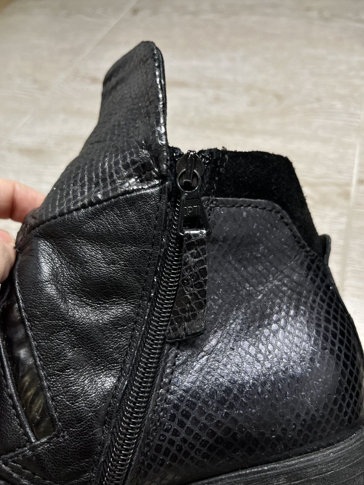 Guidi Python Leather A.S 98 Style Biker Guidi Style Boots 90s Size US 8 / IT 38 - 15 Thumbnail