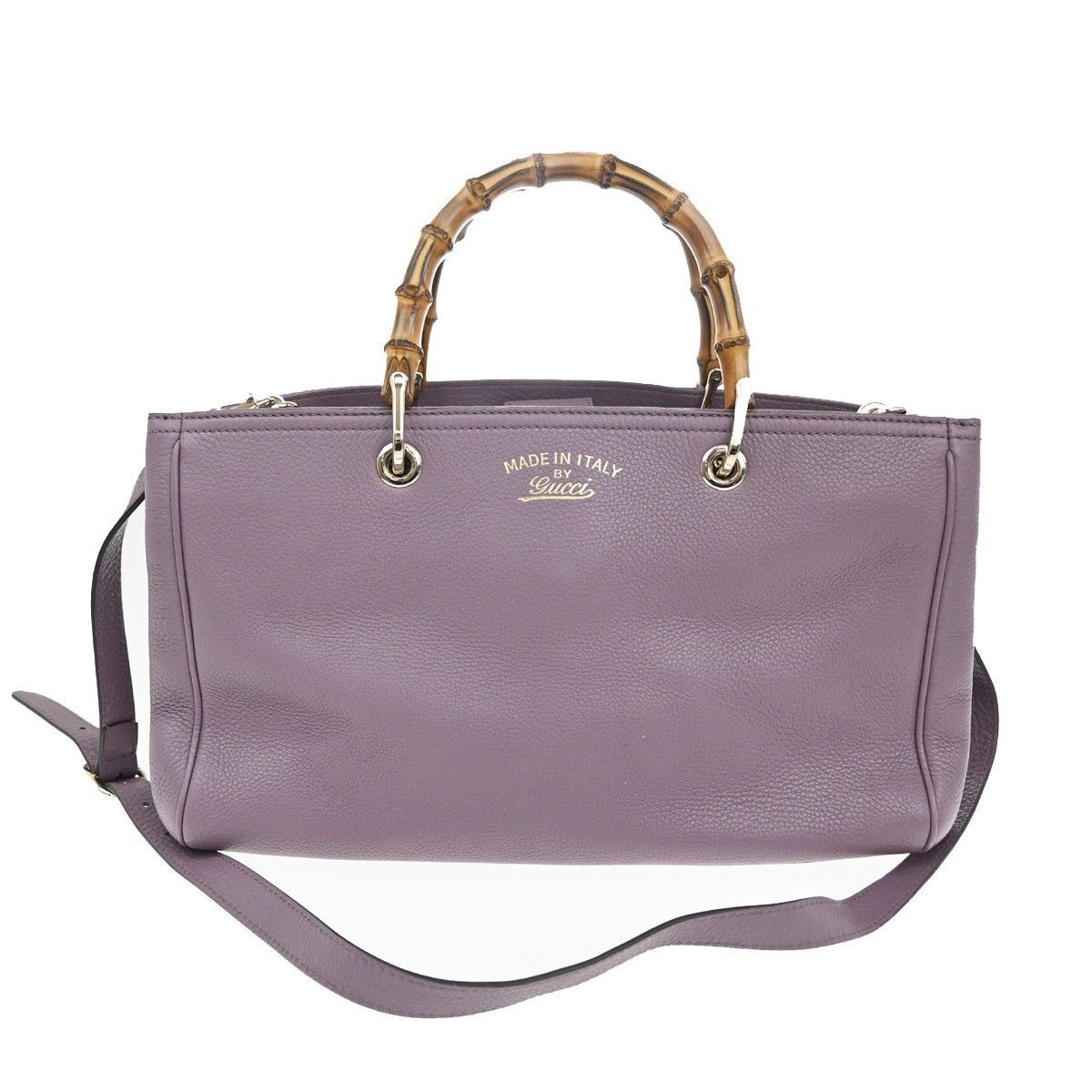 Gucci Gucci Bamboo Shopper Tote Leather Size ONE SIZE - 1 Thumbnail