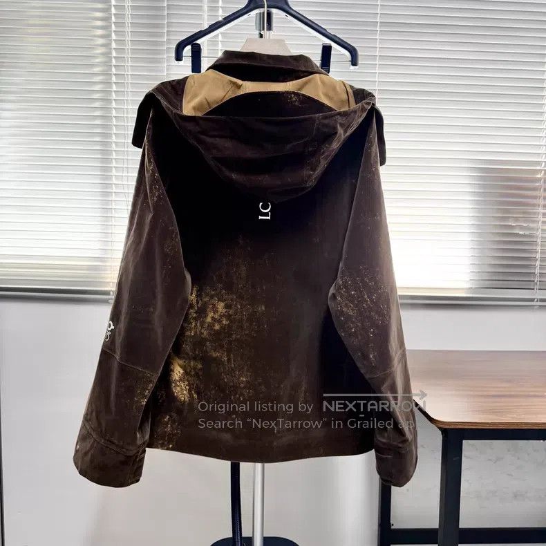 Loewe Loewe Brown Jacket, New Model, Reflective Lettering Print, Size US M / EU 48-50 / 2 - 2 Thumbnail