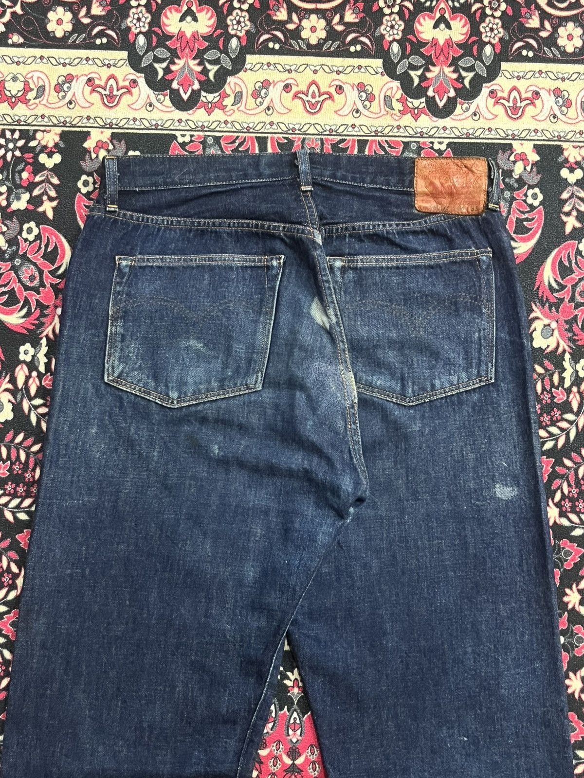 Levi's Vintage Clothing ⚡️Selvedge⚡️Vintage Levi’s LVC S501XX Big E Indigo Washed Jean Size US 34 / EU 50 - 9 Thumbnail