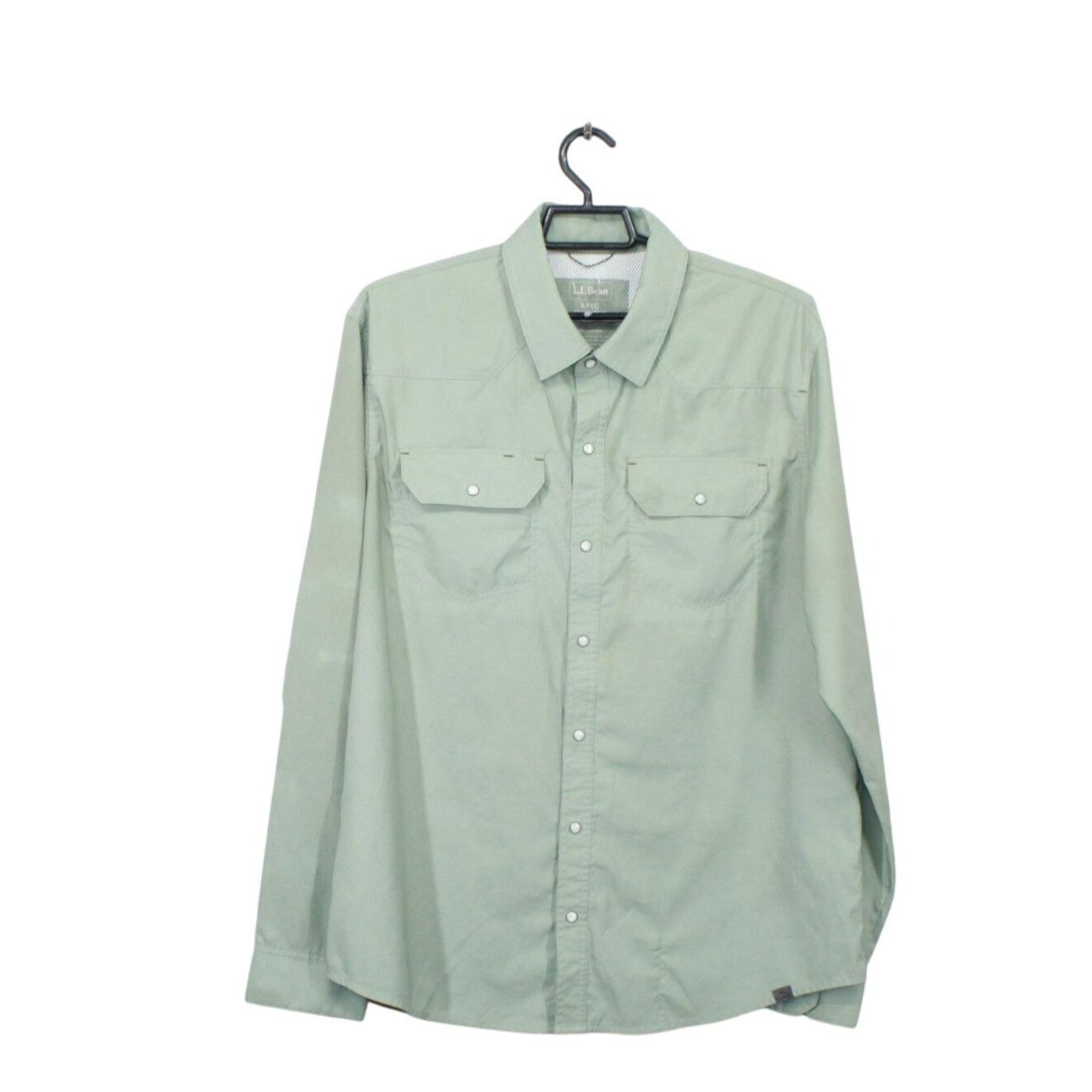 L.L. Bean LL Bean Men's West Branch Fishing Shirt Long Sleeve Size US L / EU 52-54 / 3 - 1 Thumbnail