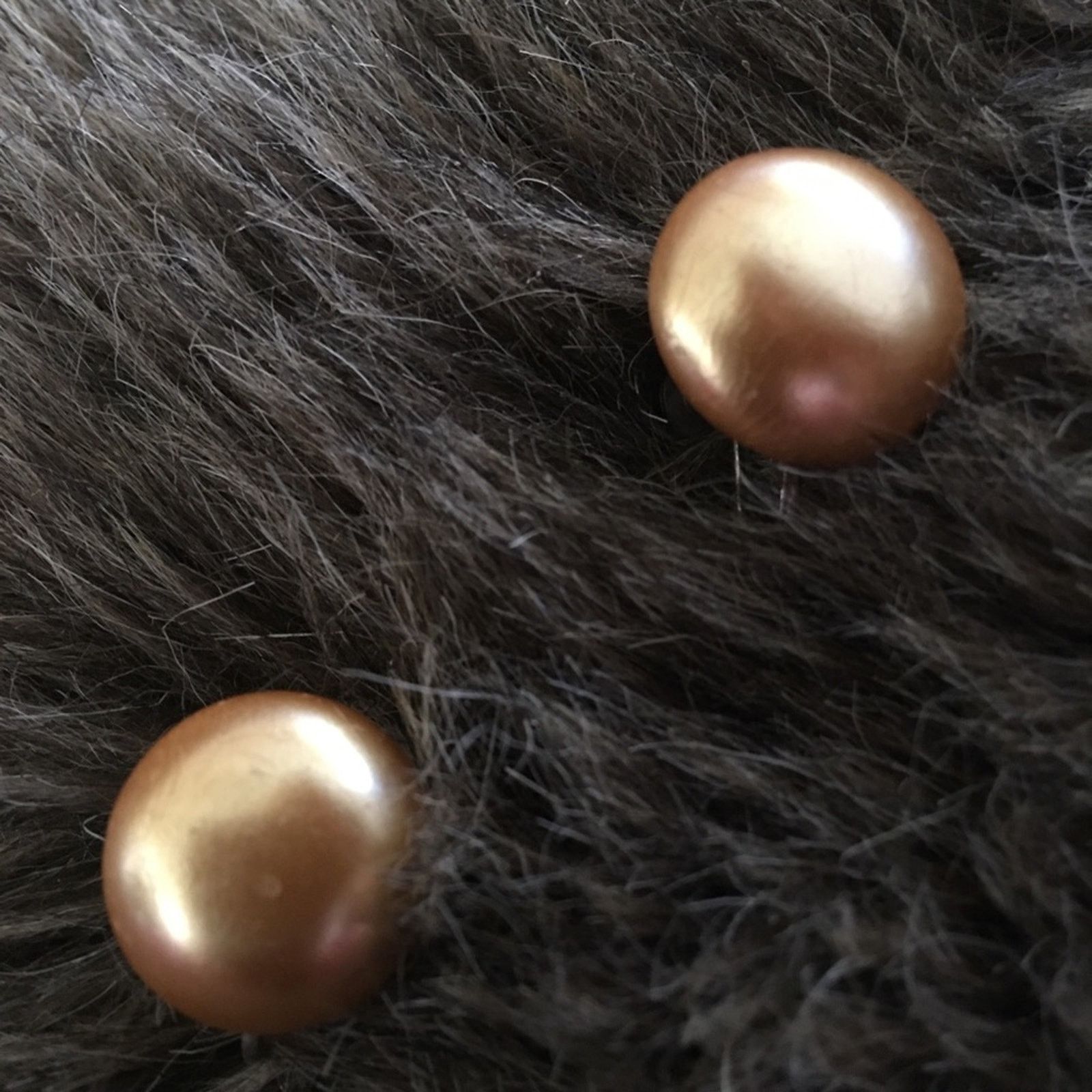 Vintage Vintage 50s gold tone pearl screw back earrings Size ONE SIZE - 1 Thumbnail