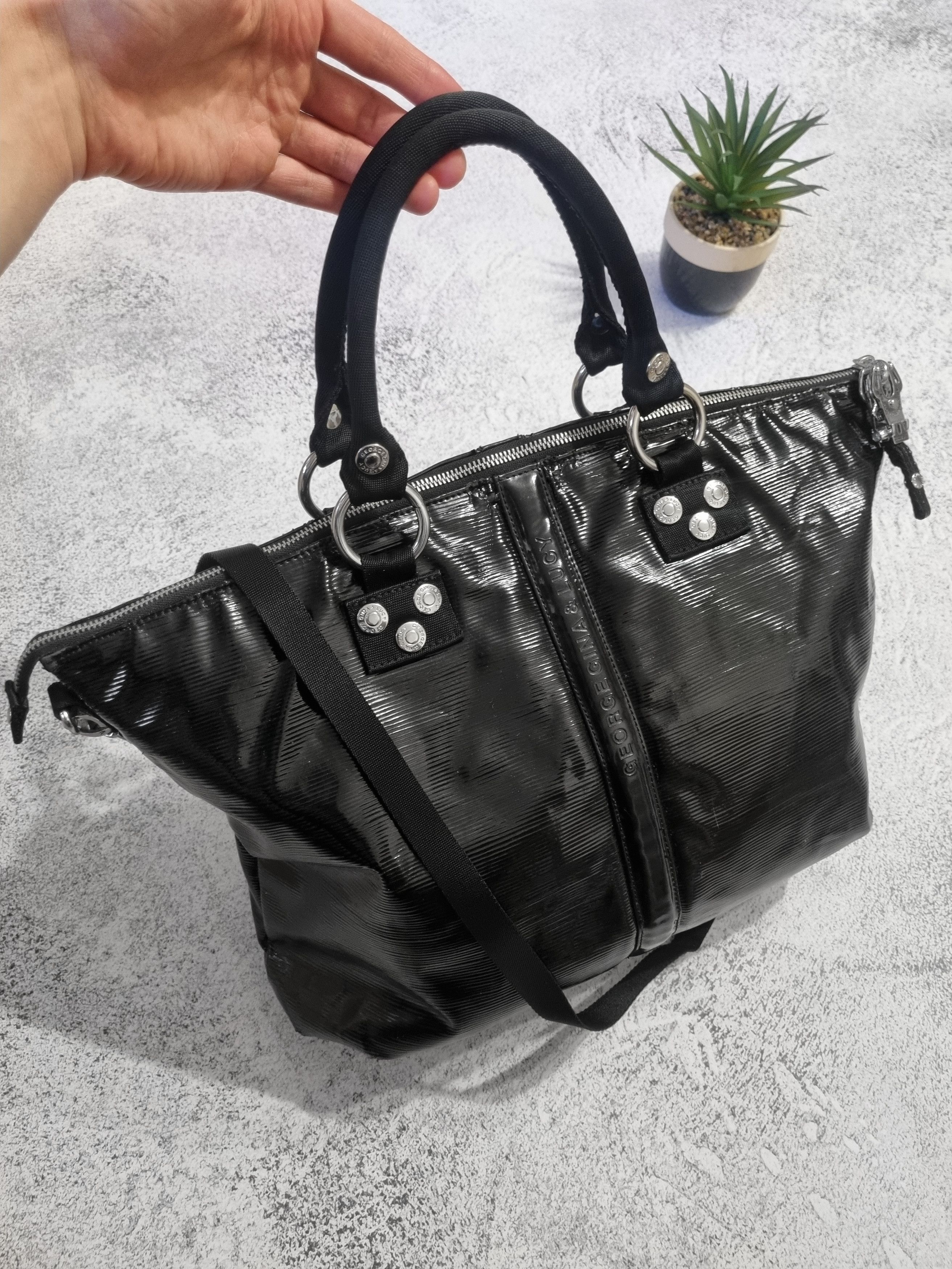 George Gina & Lucy × Vintage Vintage George Gina & Lucy GGL Hodgepodge Patent Bag Size ONE SIZE - 1 Thumbnail