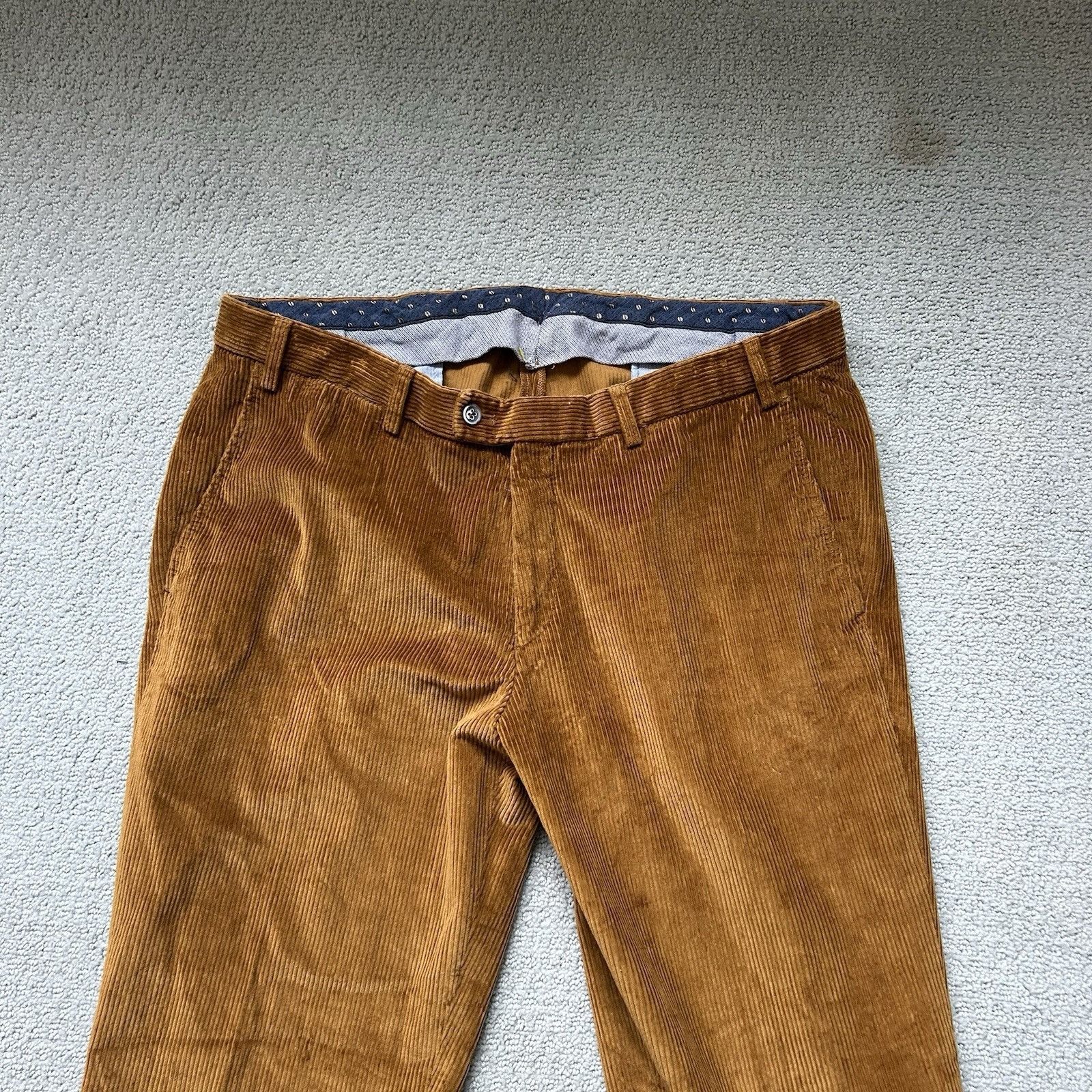 Carrol & Co. Carroll & Co Beverly Hills Men’s Pants Corduroy Tan Orange B Size US 34 / EU 50 - 2 Thumbnail