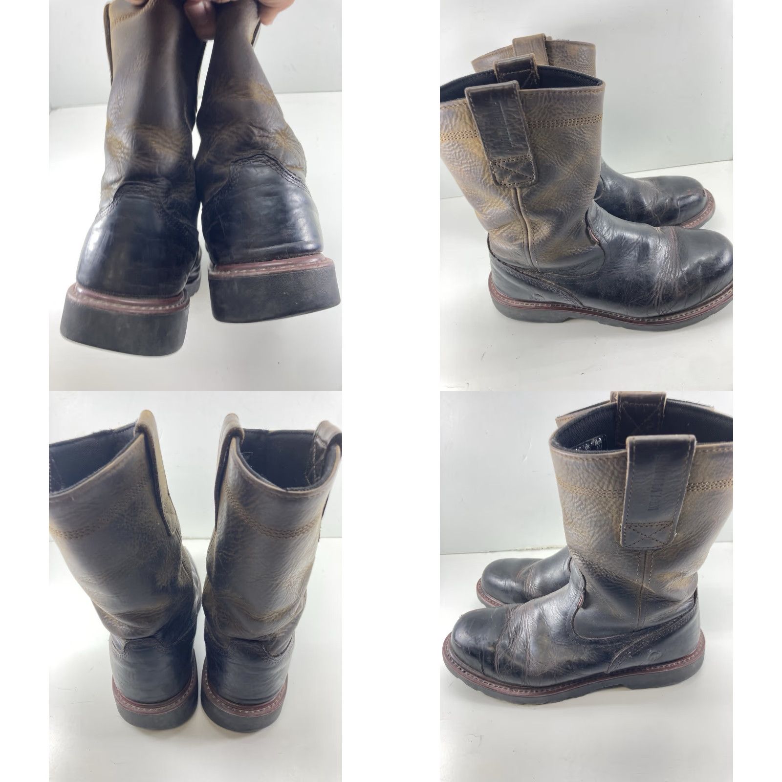 Vintage Wolverine Floorhand Steel Toe Work Boots Men Size 8.5 M Brown Leather W10680 Size US 9 / EU 42 - 9 Thumbnail