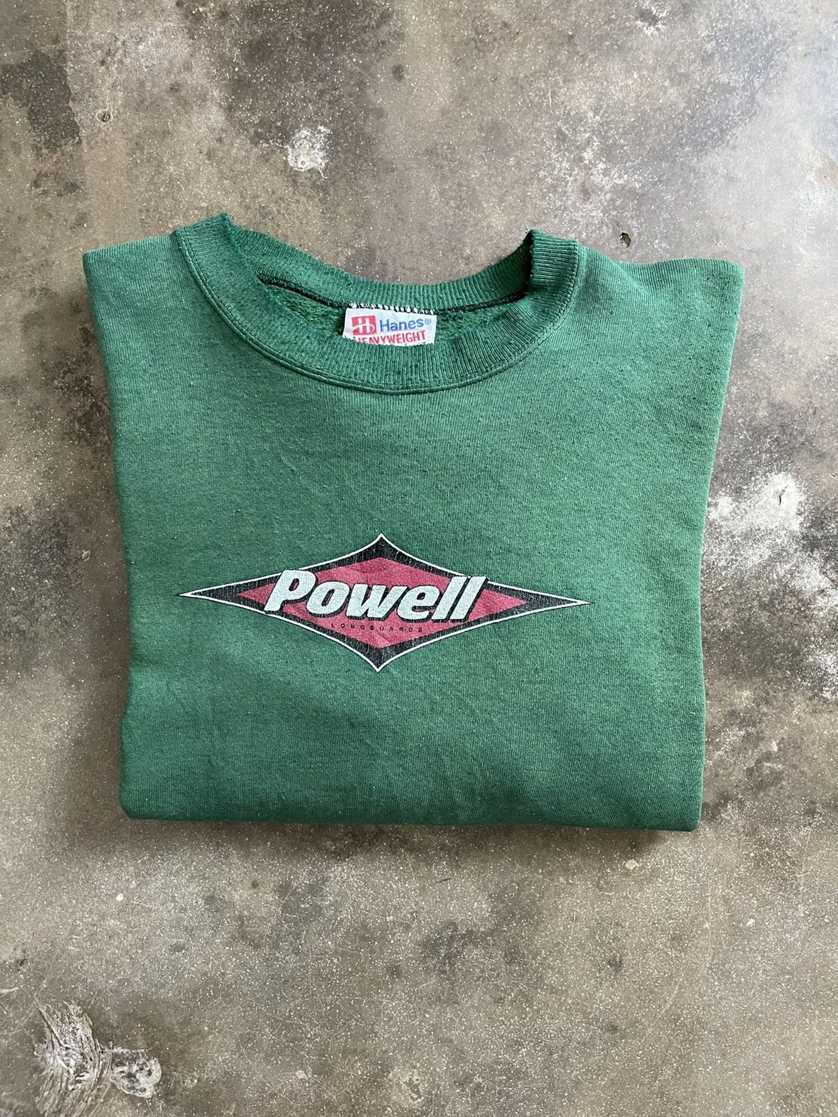 Powell Peralta × Welcome Skateboards Vintage Powell Long boards sweatshirt rare📸 Size US L / EU 52-54 / 3 - 9 Thumbnail
