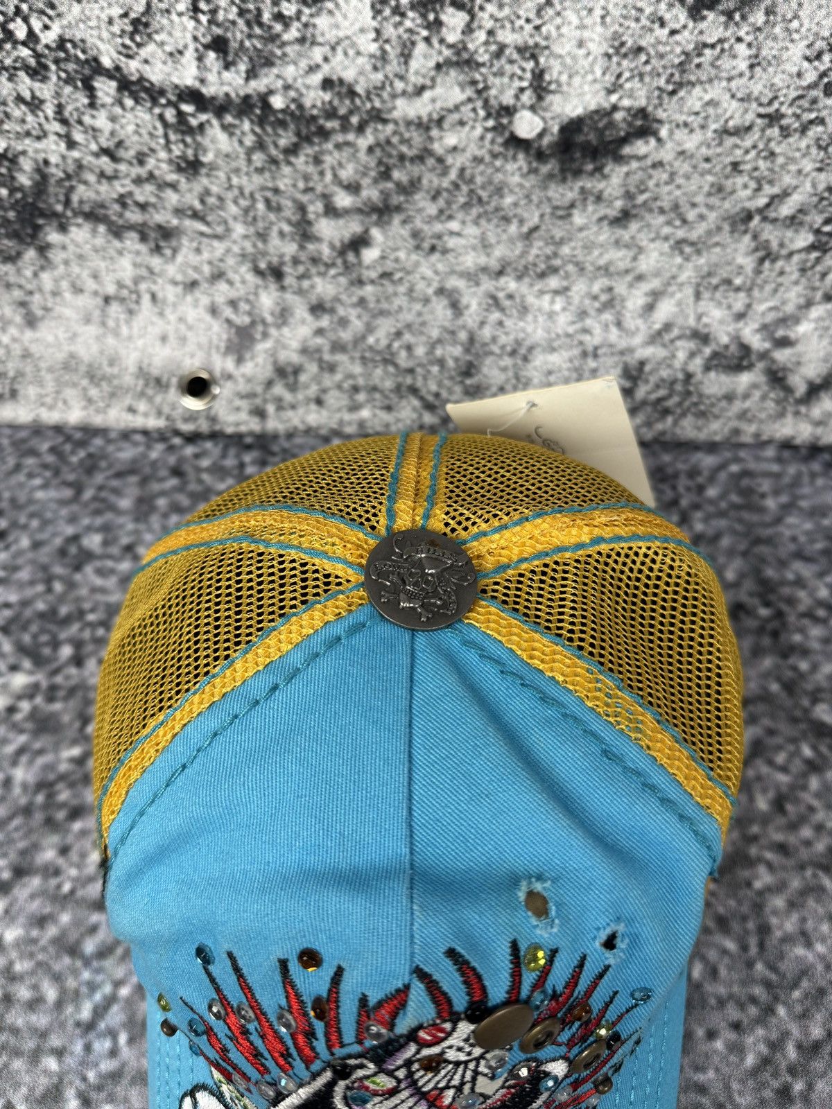 Ed Hardy Ed Hardy by Christian Audigier Baseball Trucker Cap Vintage Size ONE SIZE - 5 Thumbnail