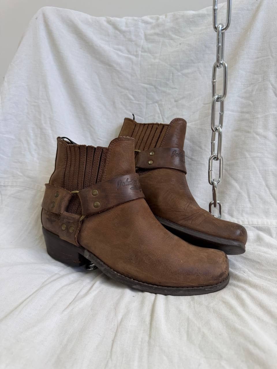 If Six Was Nine Ankle zipper guidi style boots y2k opium punk style 90s Size US 6.5 / IT 36.5 - 3 Thumbnail