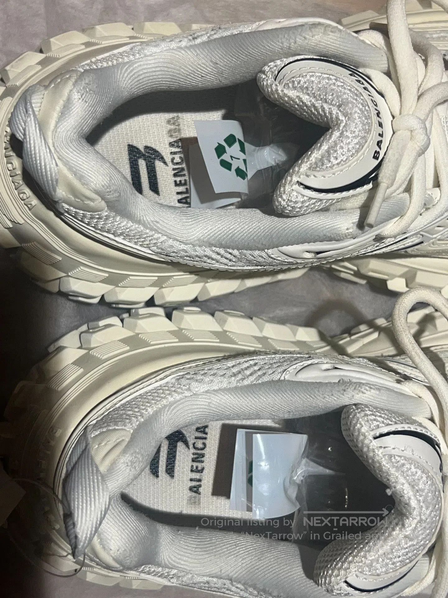 Balenciaga Balenciaga White Chunky Sole Sneakers 37. Size US 6 / IT 36 - 6 Thumbnail