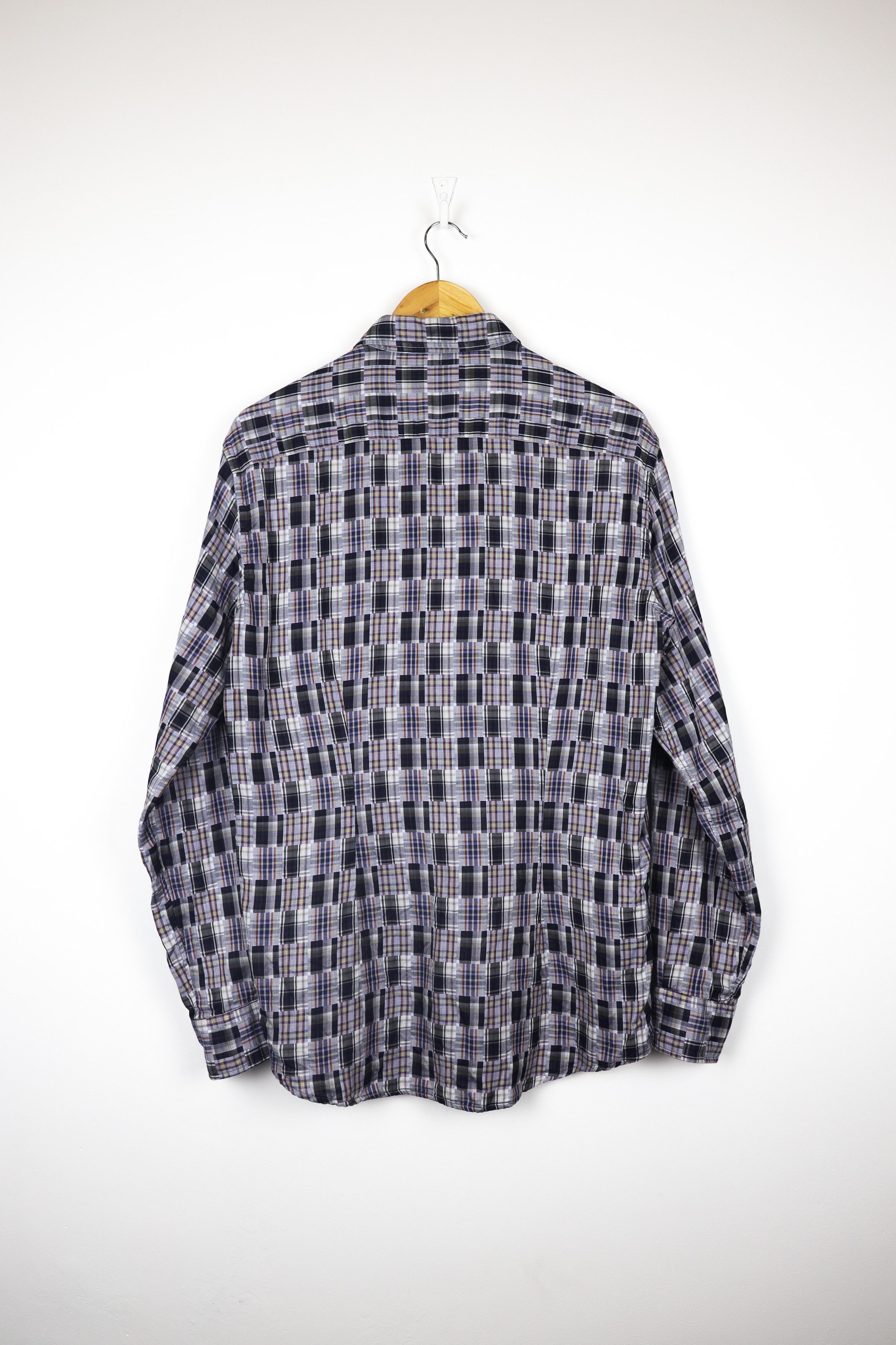 Missoni Missoni Patchwork Color Block Plaid Check Shirt 50 size Size US M / EU 48-50 / 2 - 8 Thumbnail