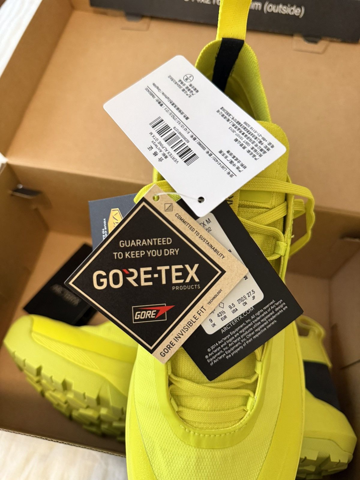 Arc'teryx × Goretex Arc'teryx Gore-Tex Vertex Alpine GTX Trail Running Shoes Size US 9.5 / EU 42-43 - 10 Thumbnail