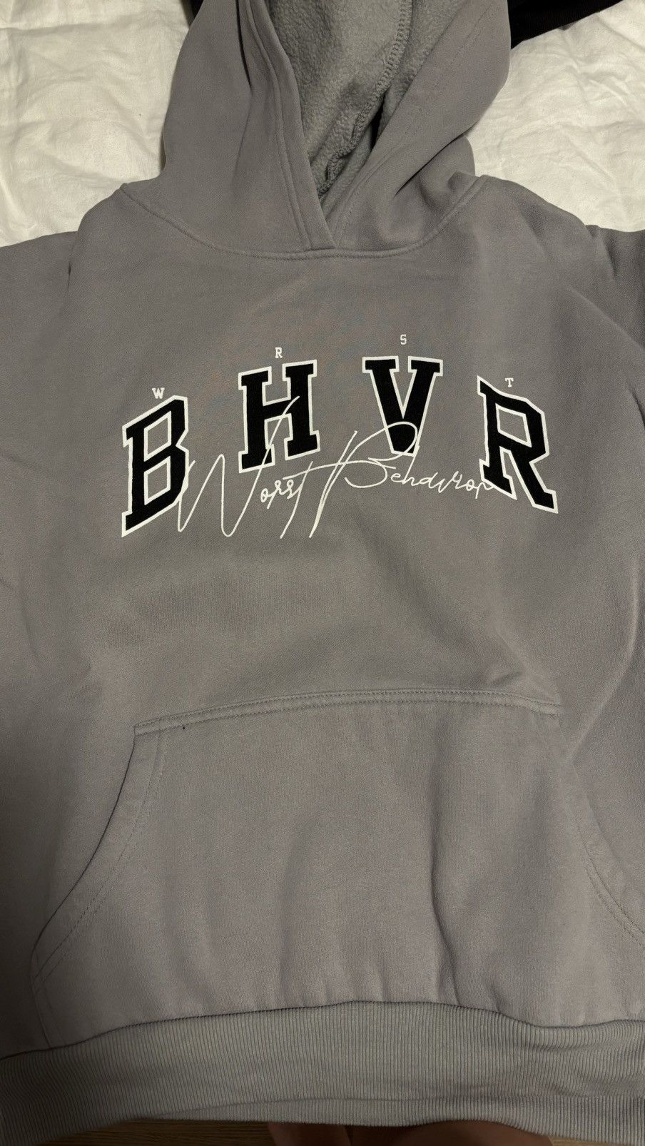 Vintage Grey Hoodie BHVR Size M / US 6-8 / IT 42-44 - 1 Thumbnail