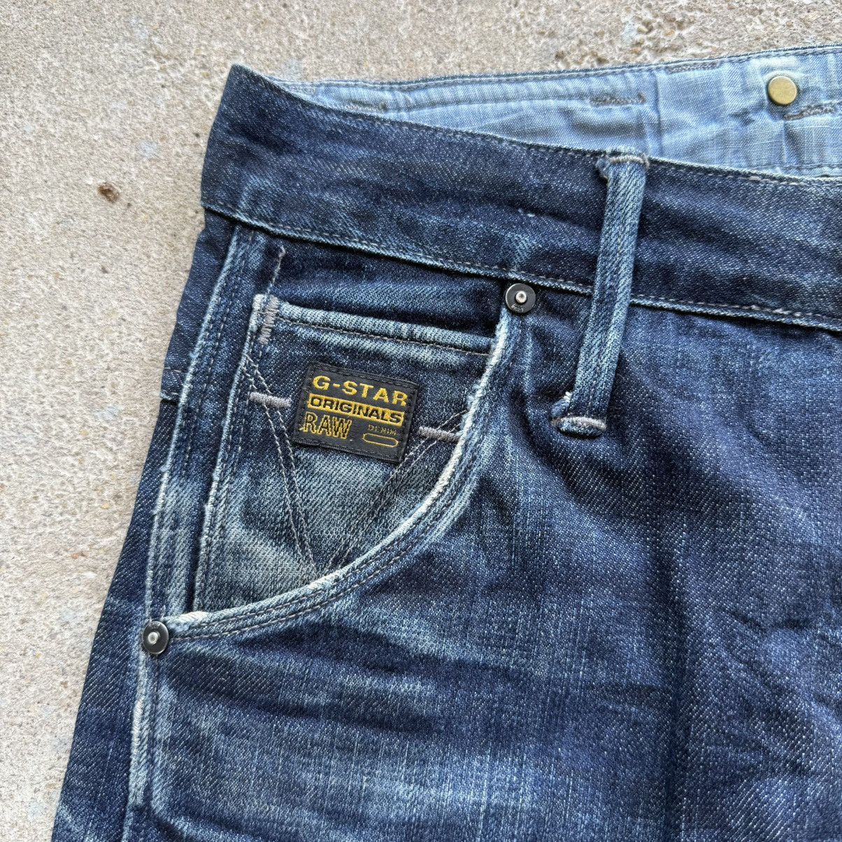 G-Star VINTAGE G STAR RAW DOUBLE KNEE JEAN DENIM PANTS Size US 30 / EU 46 - 7 Thumbnail