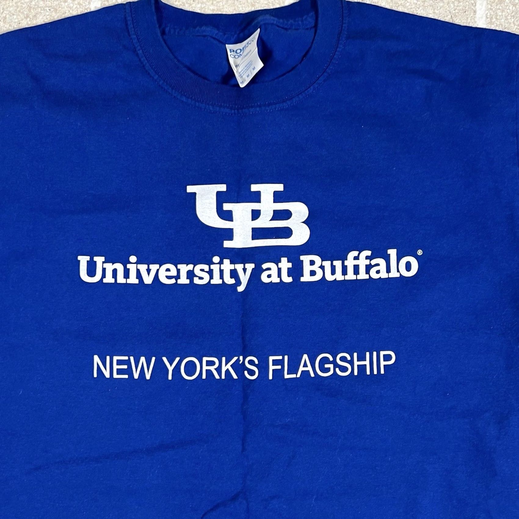 Vintage UB University Tshirt L Blue Men Regular Size Large Shirts Size US L / EU 52-54 / 3 - 3 Thumbnail