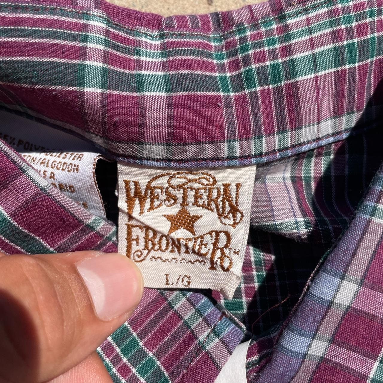Vintage Vintage 90s Western Frontier Shirt Size US L / EU 52-54 / 3 - 4 Thumbnail