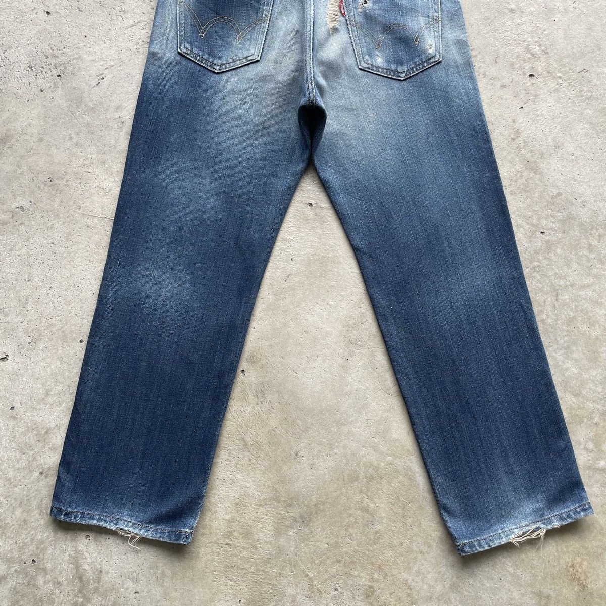 Edwin Vintage Edwin Japan Distressed Jeans Denim Pants Faded W32 Size US 32 / EU 48 - 11 Thumbnail