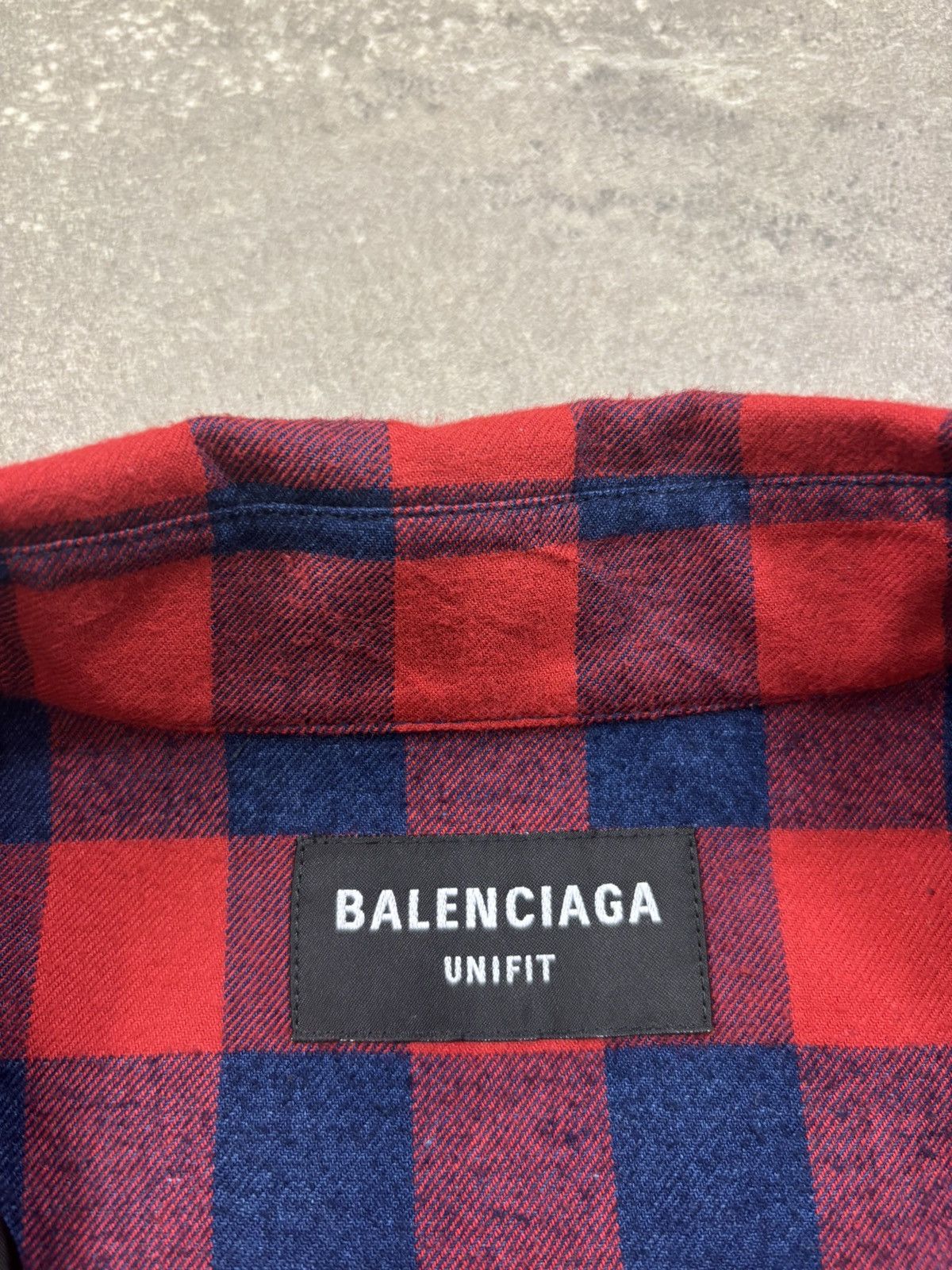 Balenciaga Balenciaga Unifit Flannel Hybrid Gingham Check Jacket Size US M / EU 48-50 / 2 - 13 Thumbnail