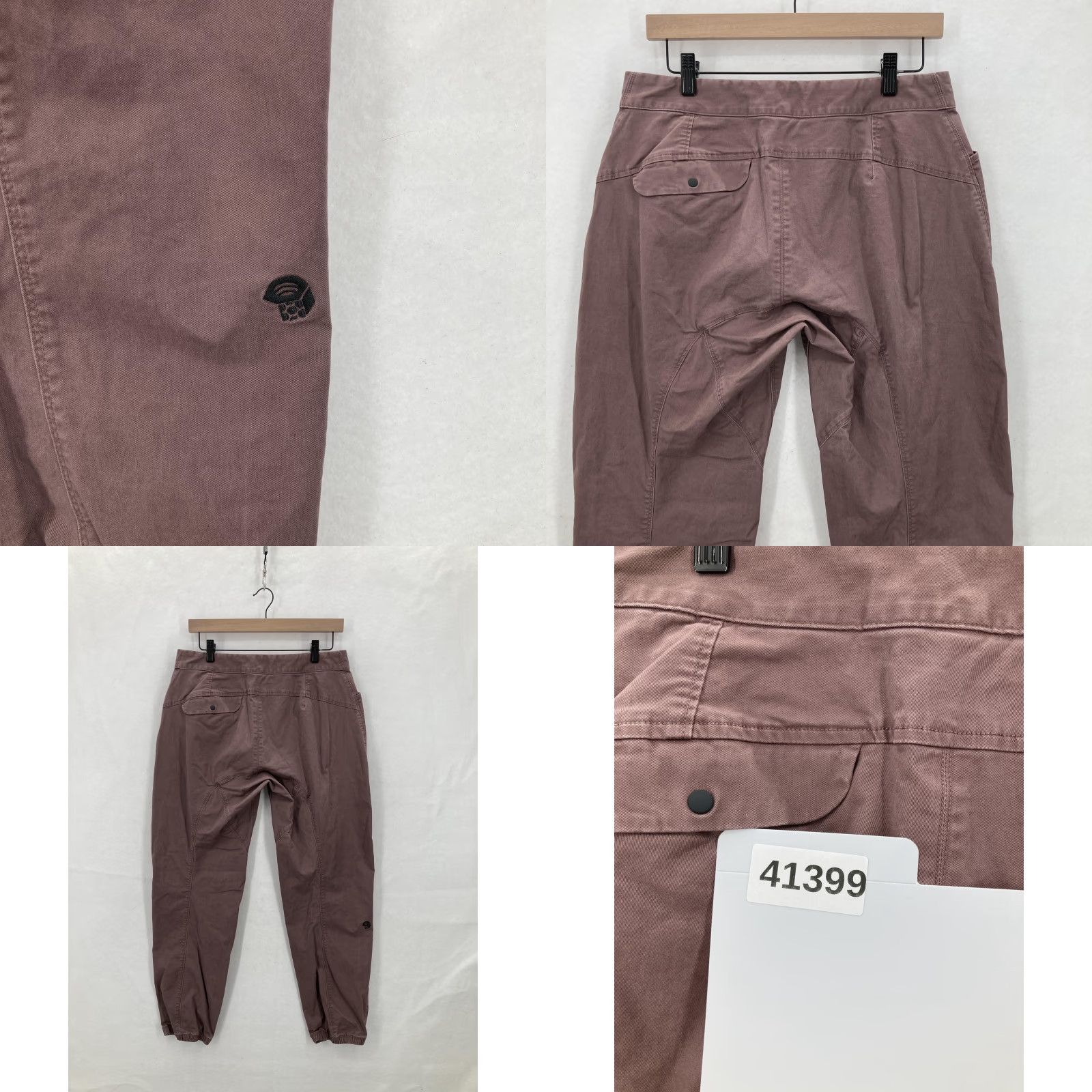 Mountain Hardwear Mountain Hardwear Pants Womens 8 Mauve Jogger Hiking Outdoor Travel Workwear Tapered Zip Pockets Stretch Casual Size 30" / US 8 / IT 44 - 9 Thumbnail