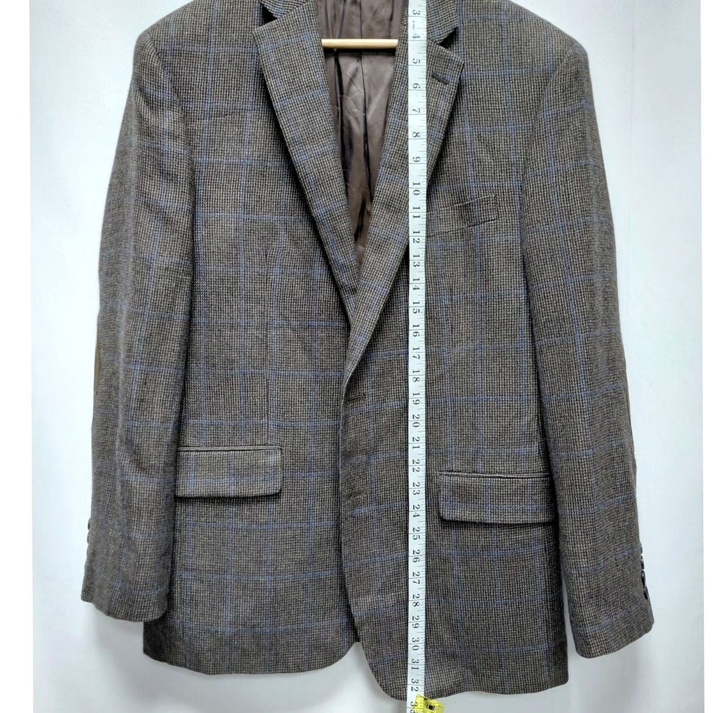 Ralph Lauren LAUREN RALPH LAUREN Wool Blazer Brown Plaid Long Sleeve Classic Men Size 40R Size US L / EU 52-54 / 3 - 6 Thumbnail