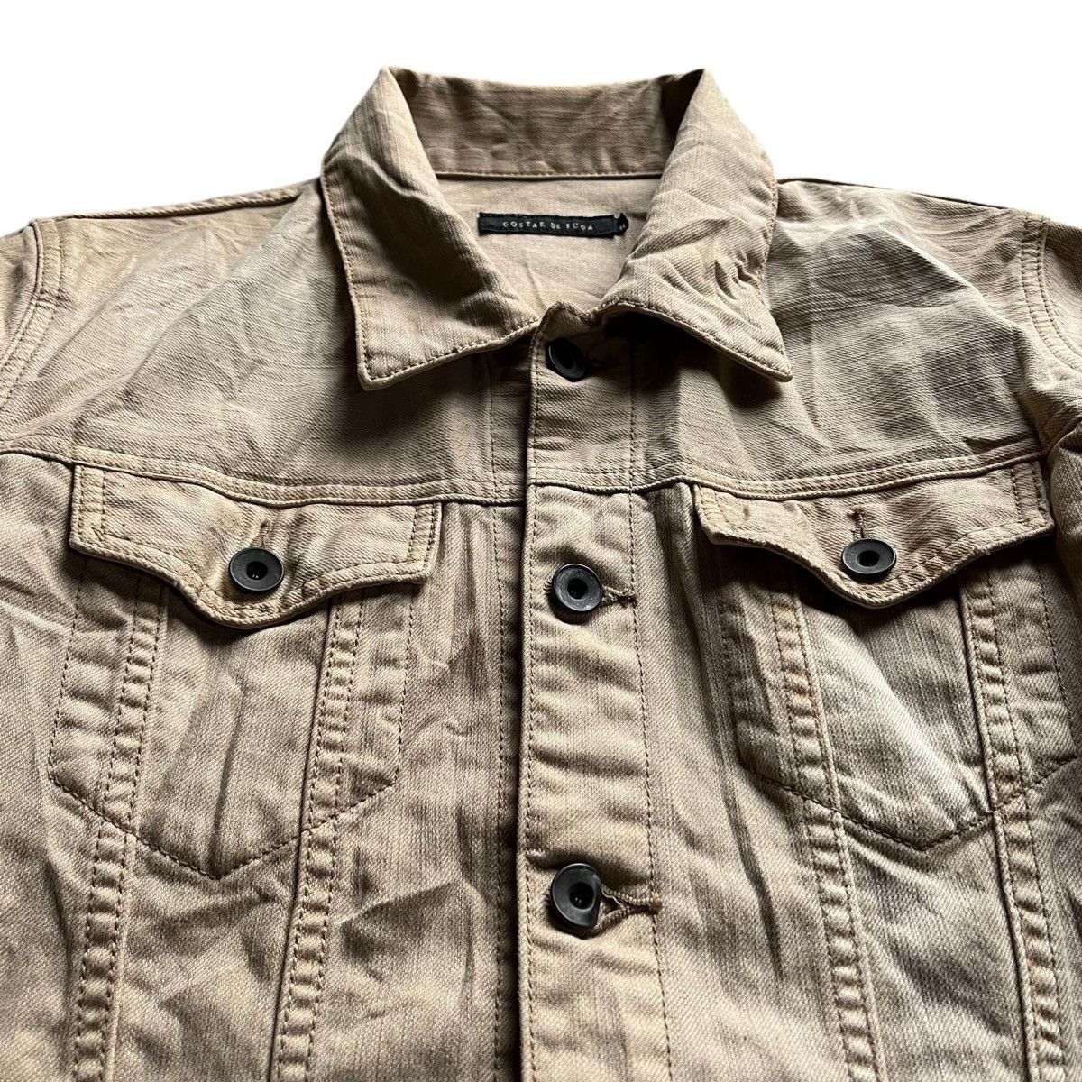 GOSTAR DE FUGA × If Six Was Nine × Le Grande Bleu (L.G.B.) 2000s Gostar De Fuga Faded Lgb Goa Denim Jacket Size US M / EU 48-50 / 2 - 3 Thumbnail