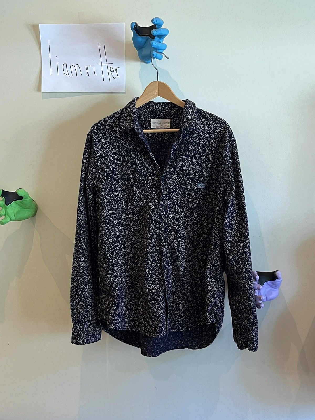 Denim & Supply Ralph Lauren × Ralph Lauren Long Sleeve Flower Button Up Size US XL / EU 56 / 4 - 1 Thumbnail