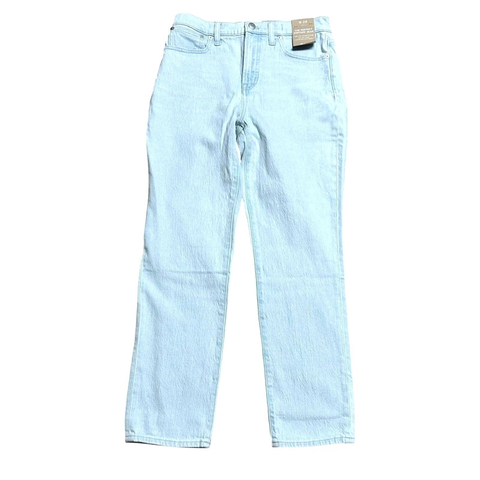 Madewell Madewell Jeans Women 28 Blue Denim The Perfect Vintage Jean Tapered Leg NWT New Jeans Size 28" / US 6 / IT 42 - 2 Thumbnail