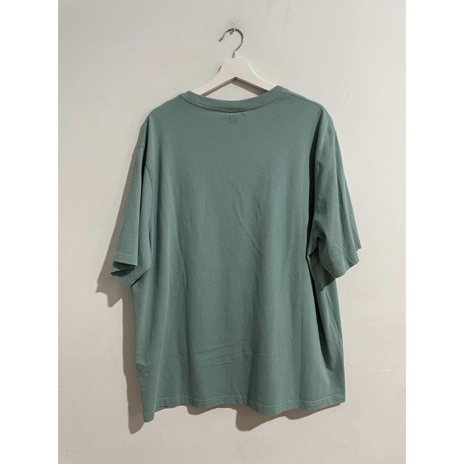 AMI AMI ALEXANDRE MATTIUSSI GREEN TEE SIZE XL PREOWNED Size US XL / EU 56 / 4 - 2 Thumbnail