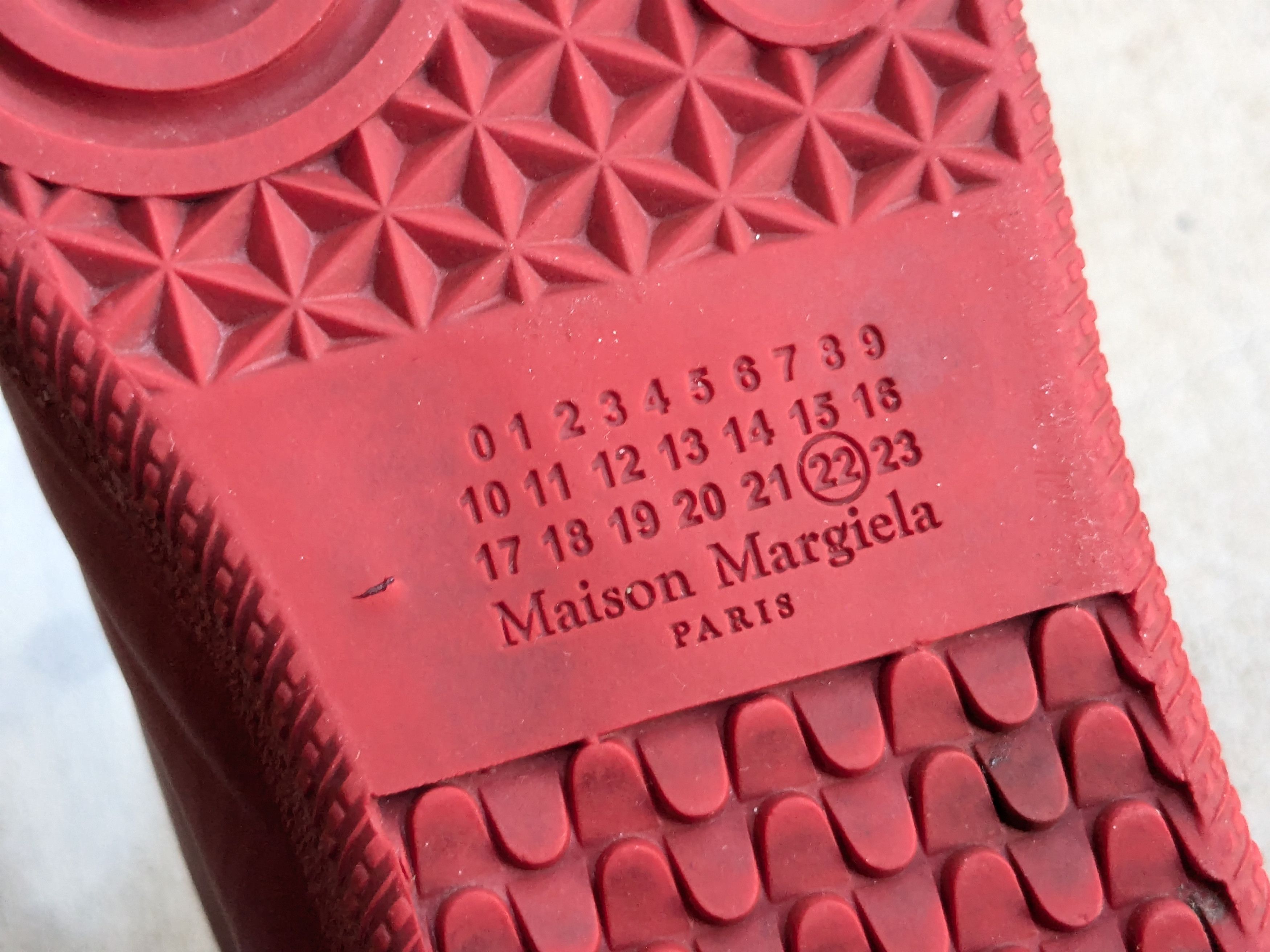 Maison Margiela Maison Margiela Future Red 9 42 Leather High Tops Size US 9 / EU 42 - 18 Thumbnail